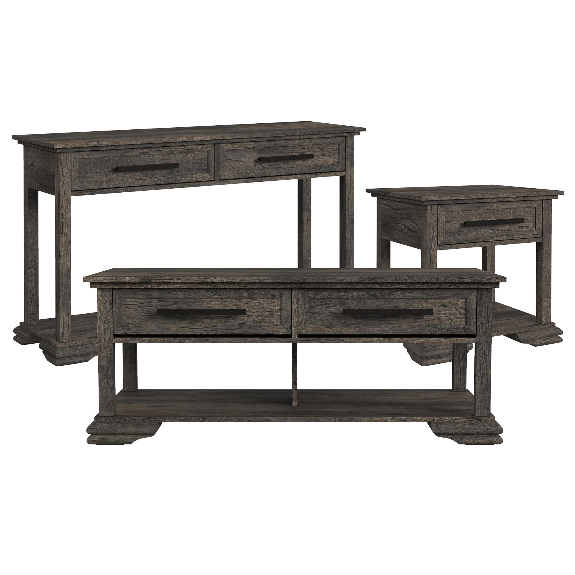 3 Pc · Coffee Table, End Table & Sofa Table