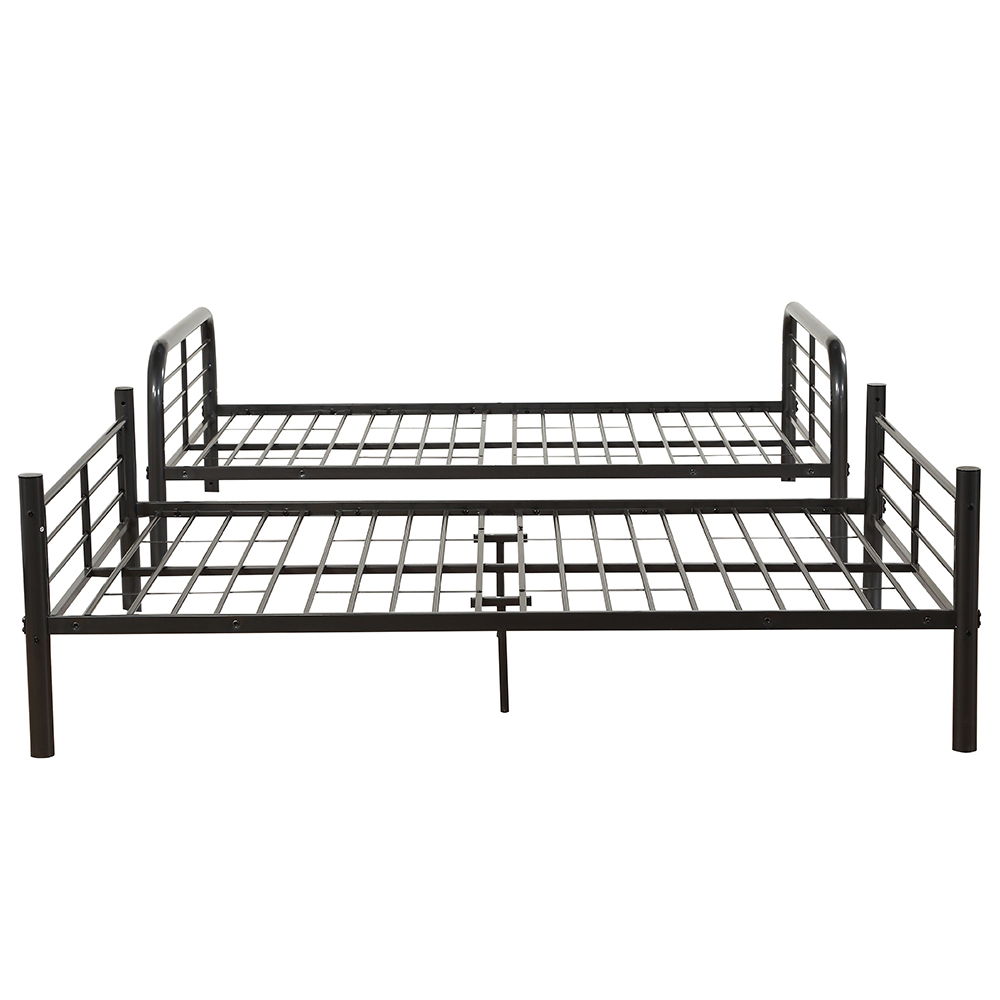 Bristol - Full Over Full Bunk Bed - Gunmetal, dark gray, view 6