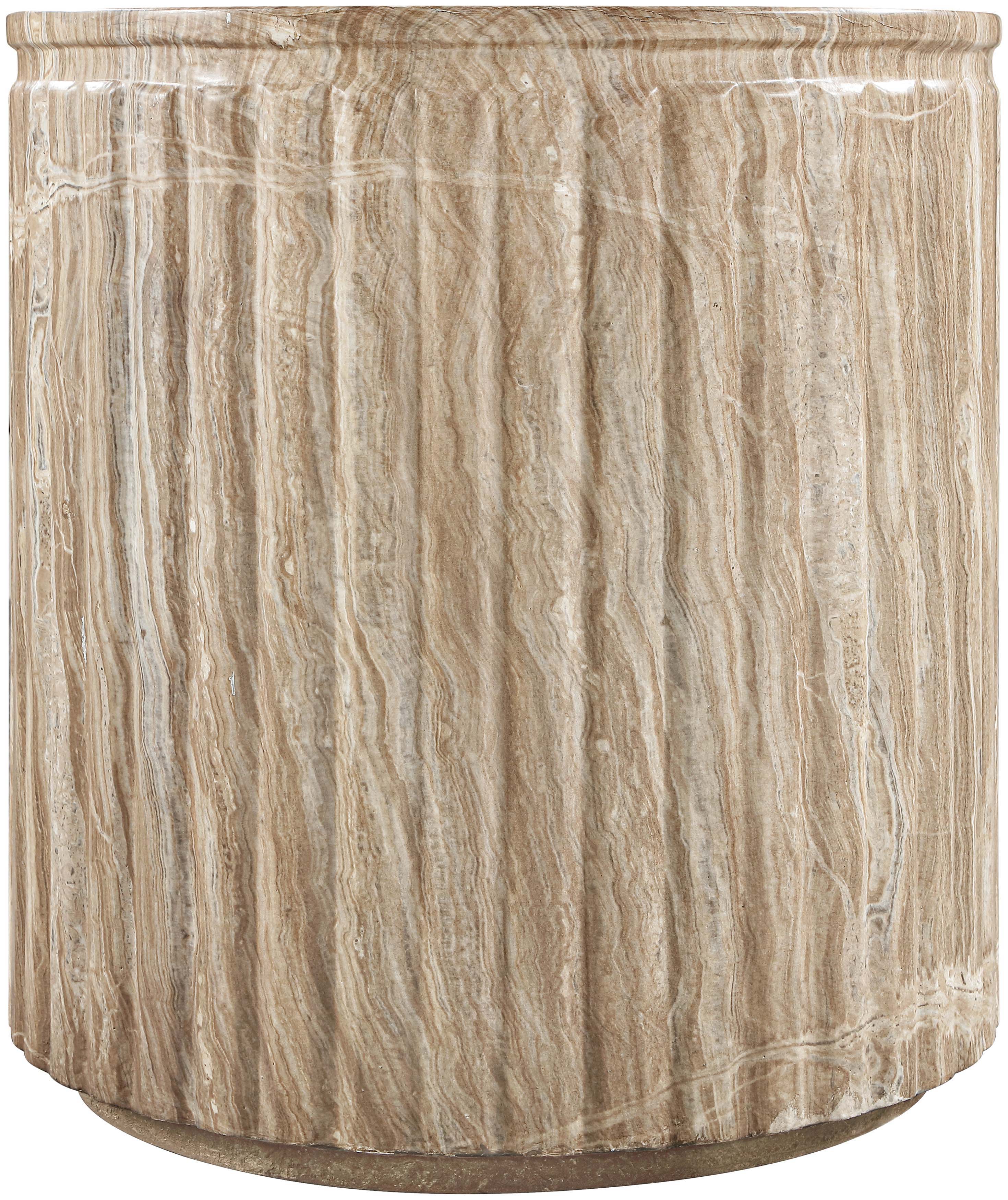 Catania - Concrete Indoor/Outdoor End Table - Beige