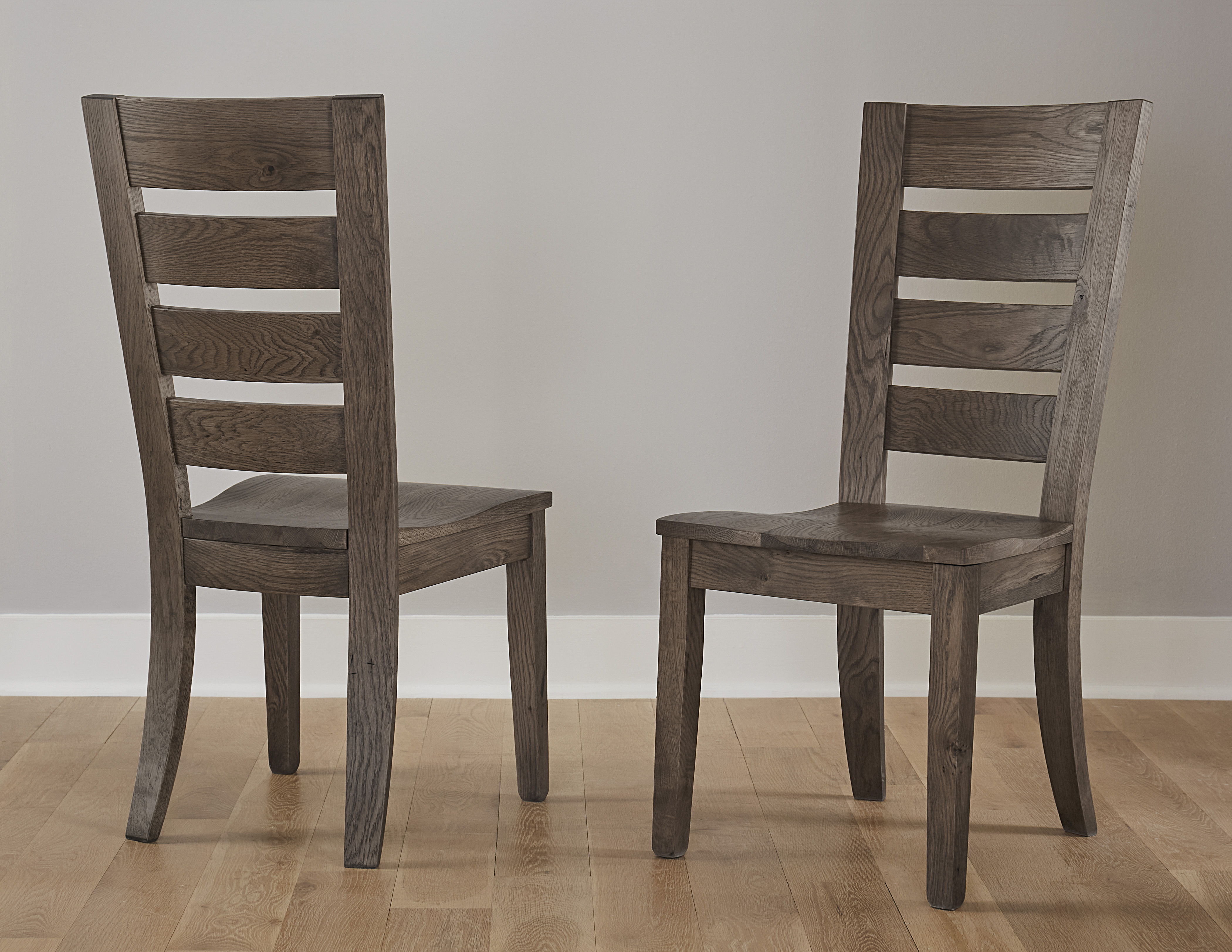 Vaughan-Bassett Dovetail - Horizontal Slat Dining Chair - Aged Grey