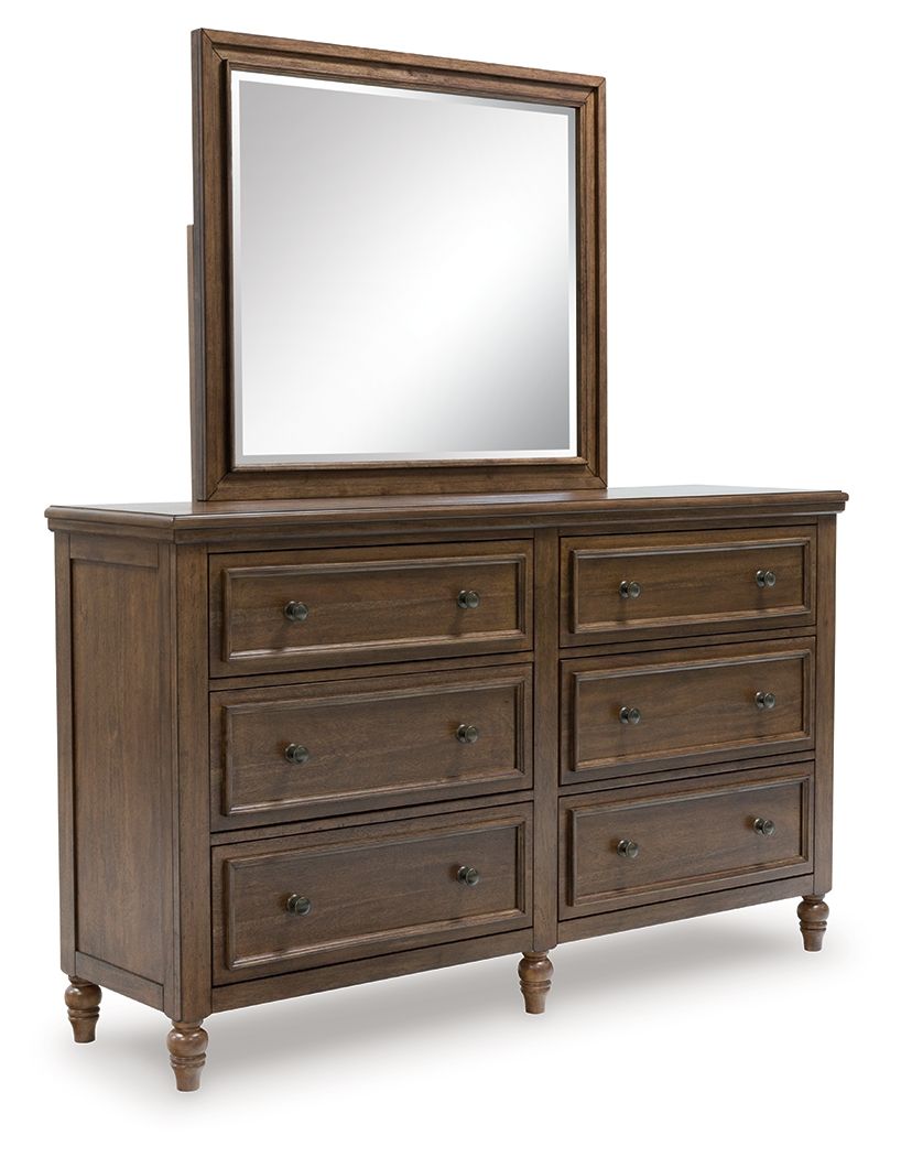 Ashley Sturlayne - Brown - Dresser And Mirror