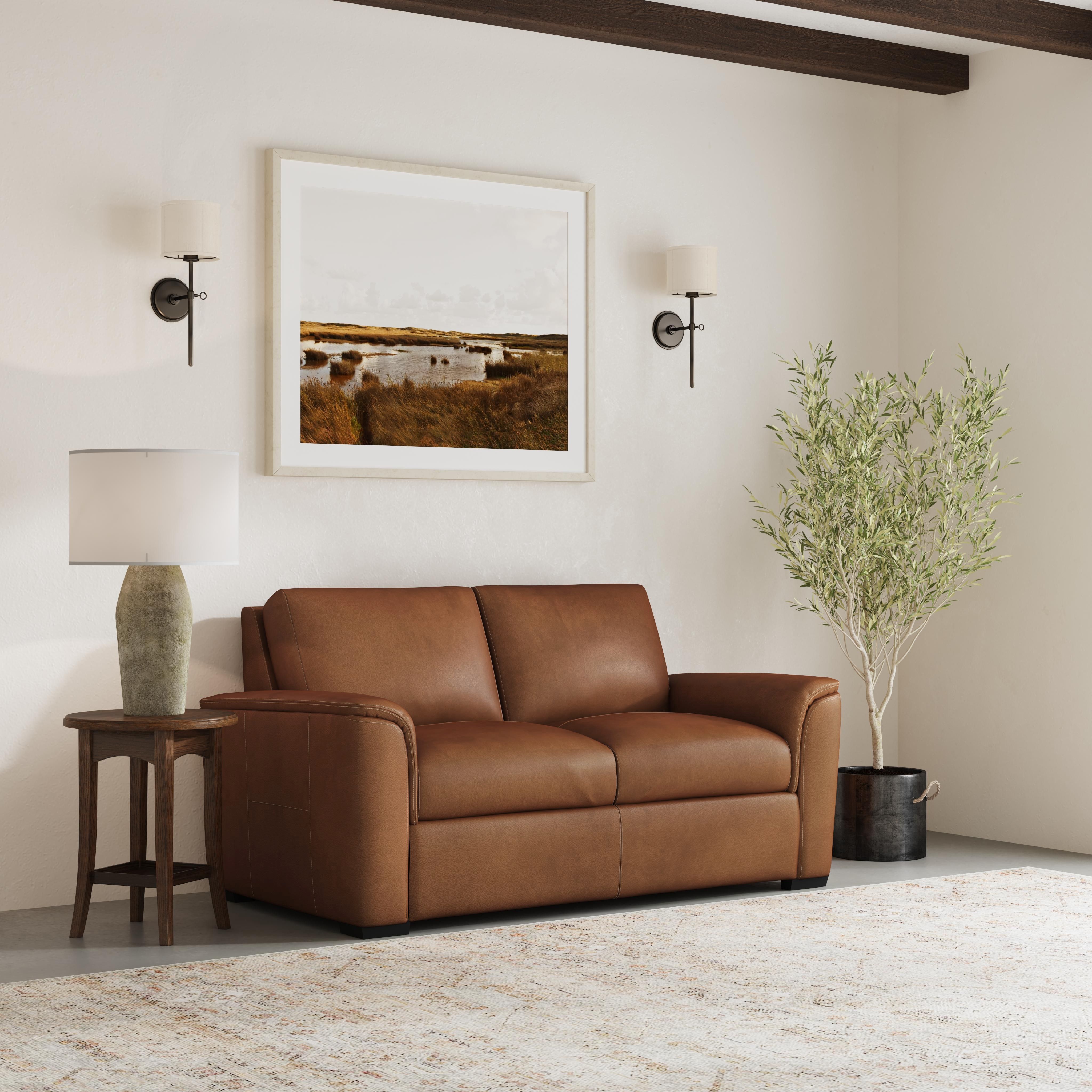 Henry - Loveseat - Caramel Image