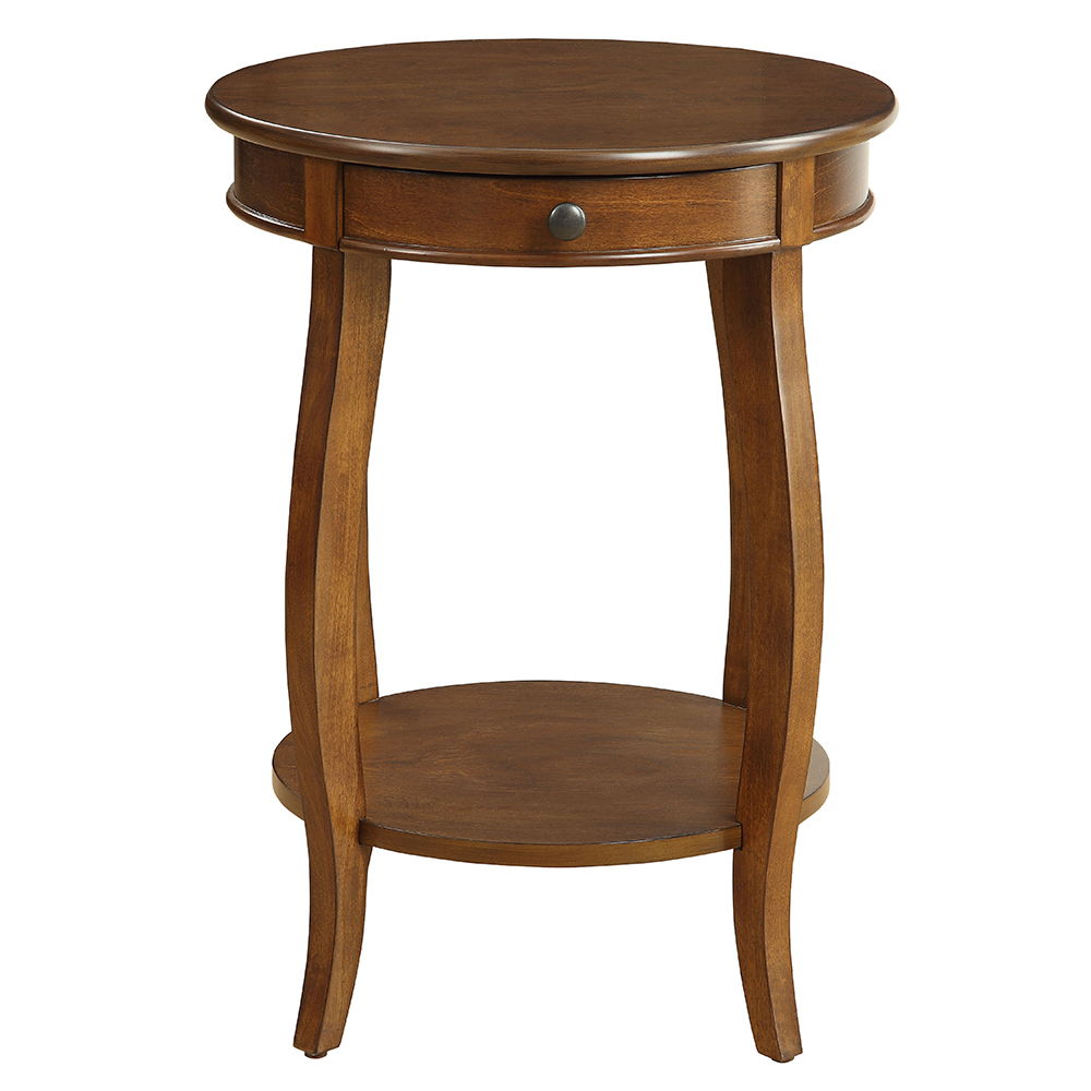 Alysa - Accent Table - Walnut, light brown, view 8