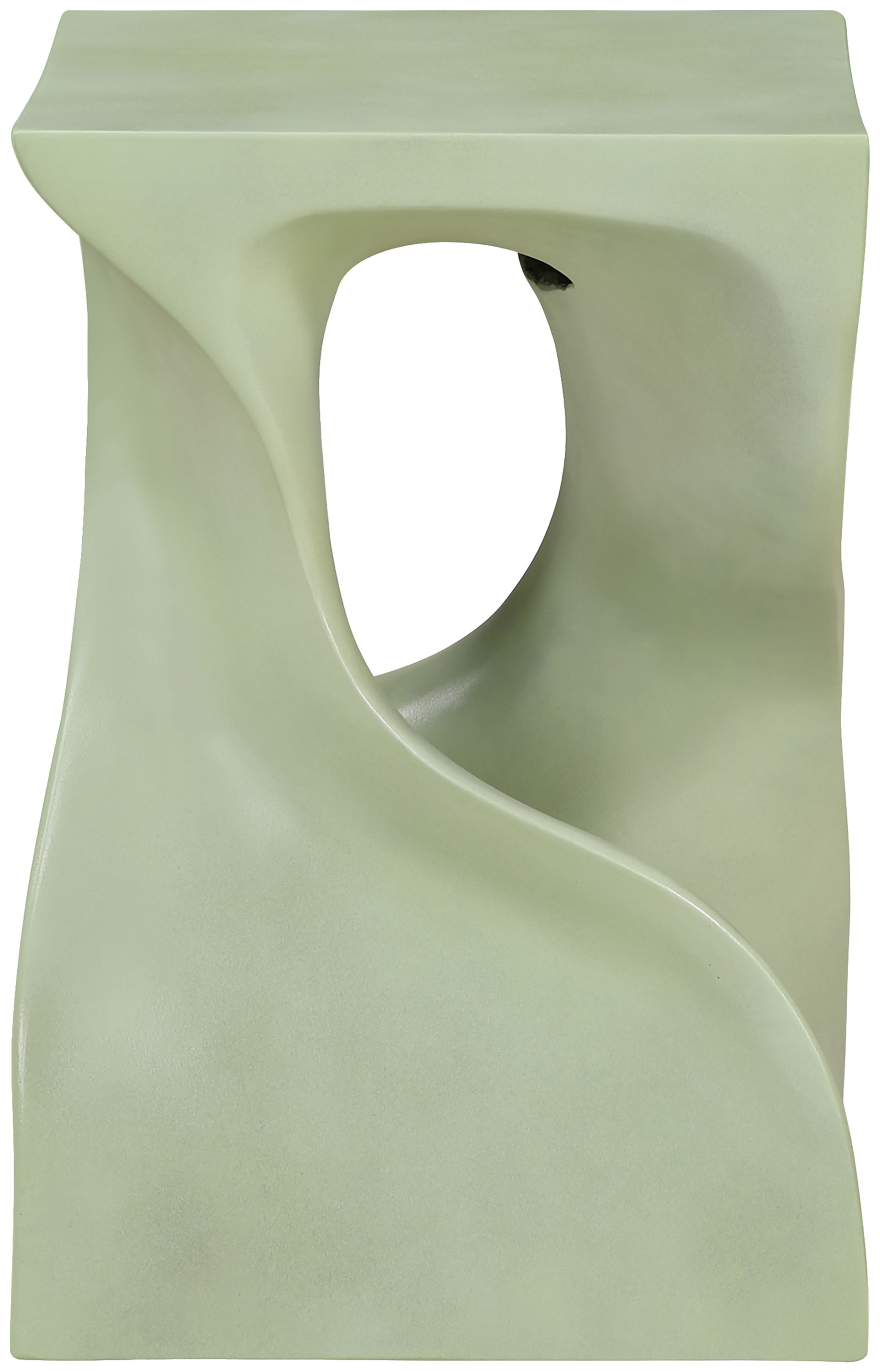 Jula - Concrete End Table - Green