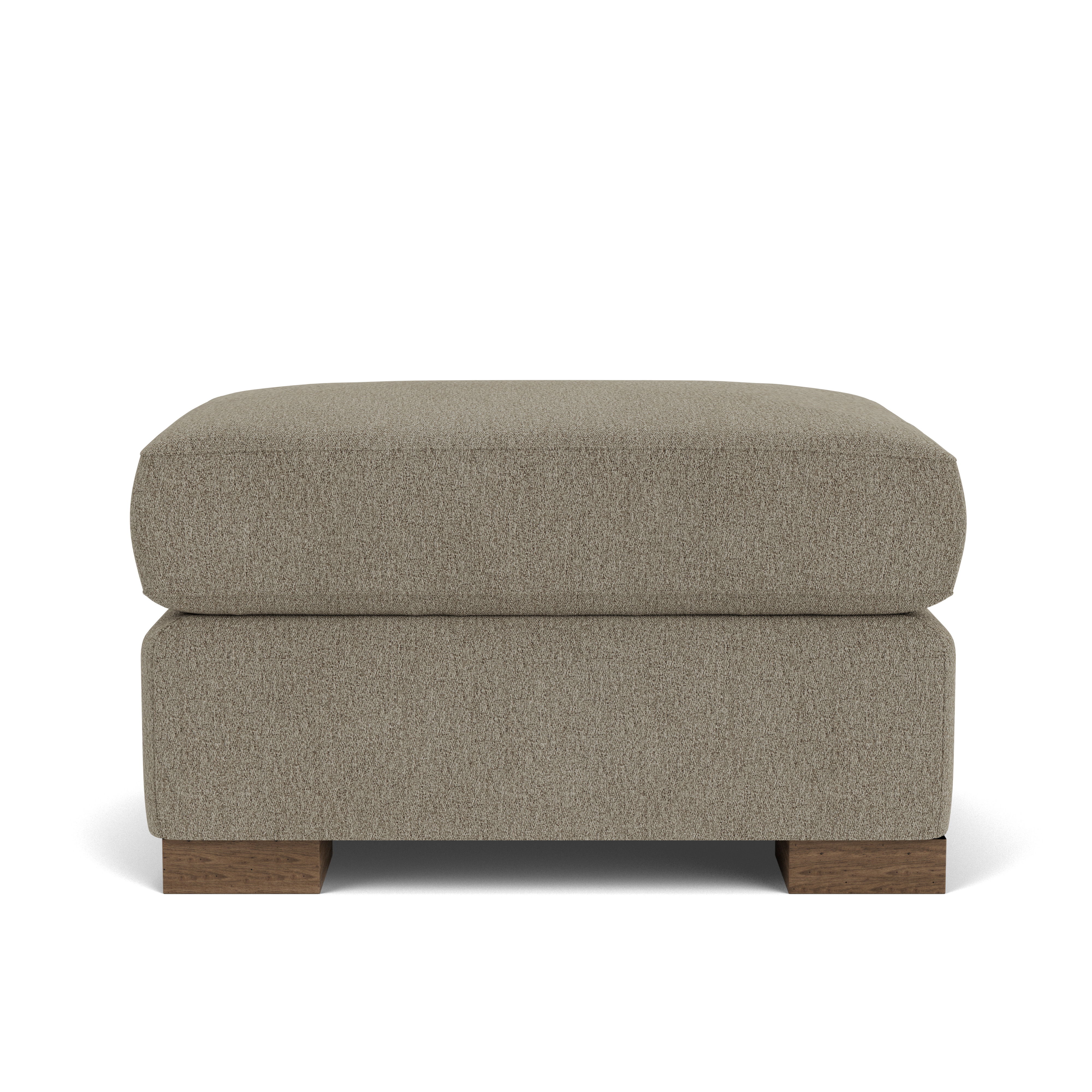 Bryant - Fabric Ottoman, light gray, view 4