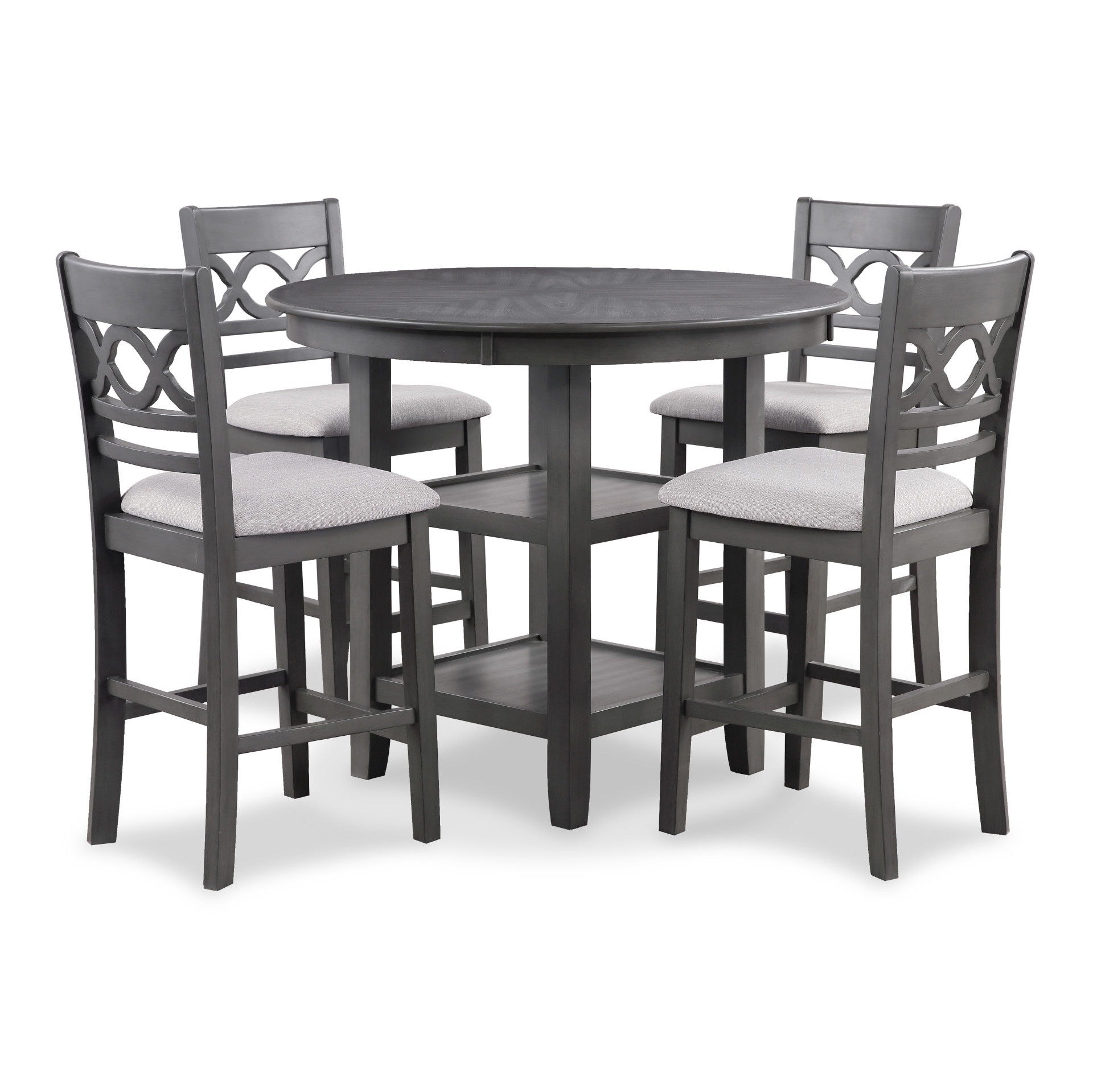 Cori - 5 Piece Counter Dining Set - Gray
