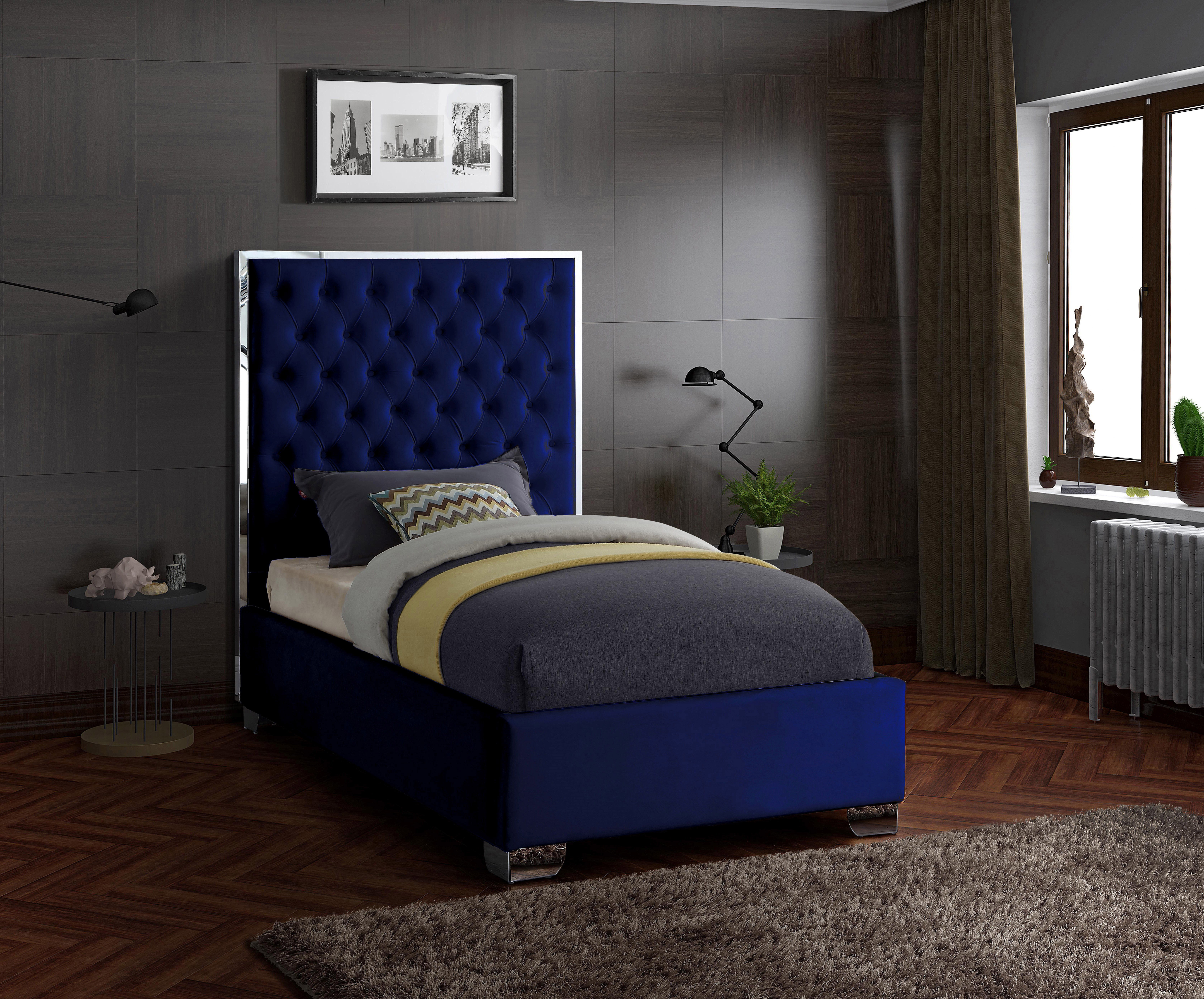 Lexi - Twin Bed - Navy