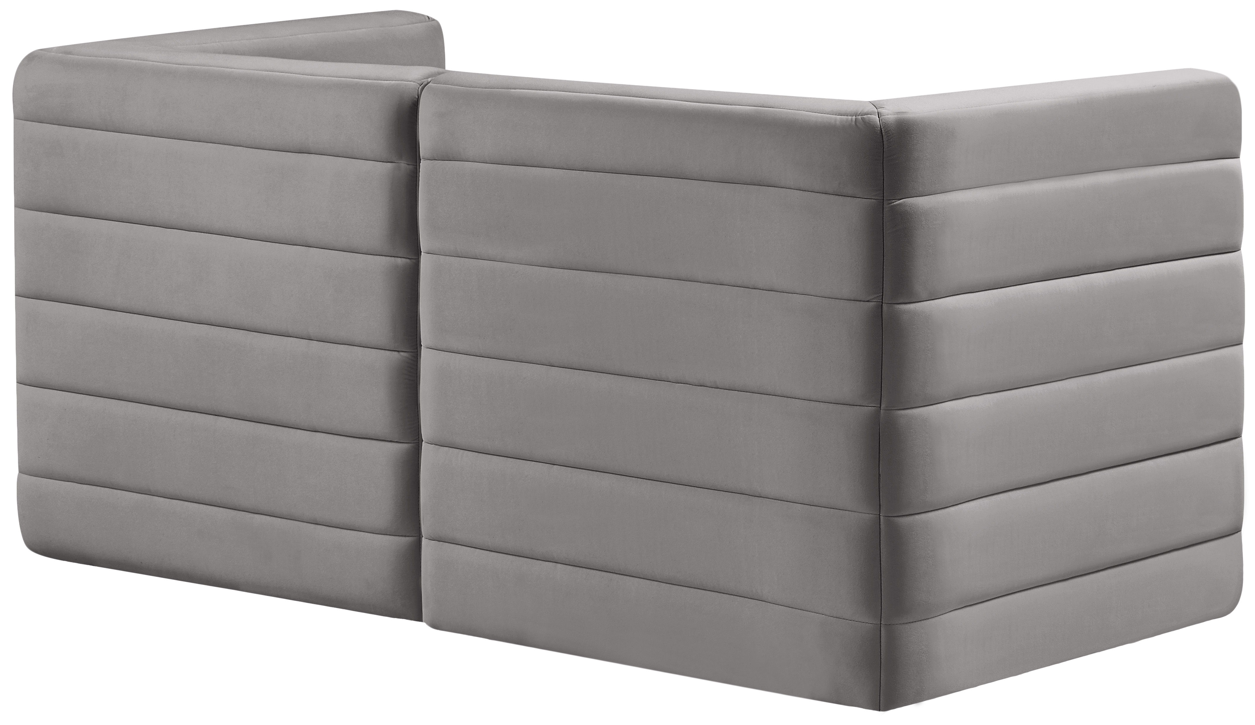 Quincy - 2 Piece Modular Sofa - Gray