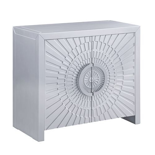 Cicero - Console Cabinet - Platinum, white, view 2