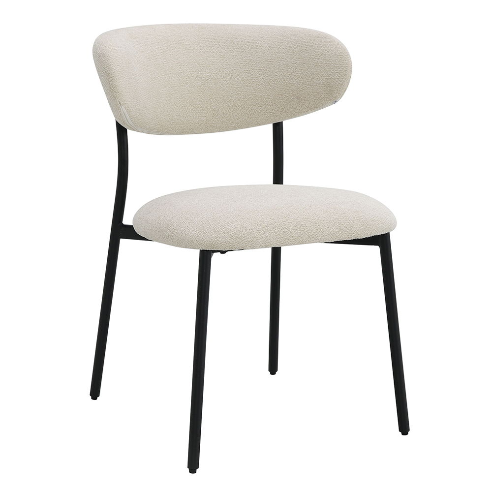 Jirina - Side Chair (Set of 2) - Beige Chenille, beige, view 2