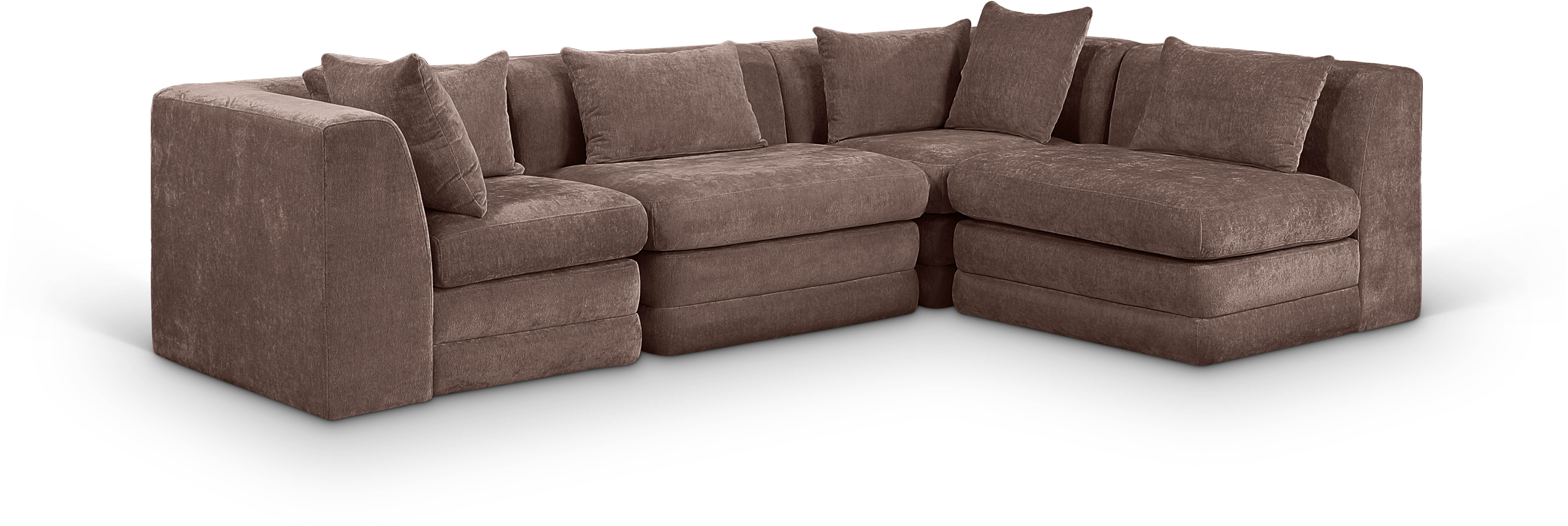 4 Pc · 114" Upholstered Modular Sectional