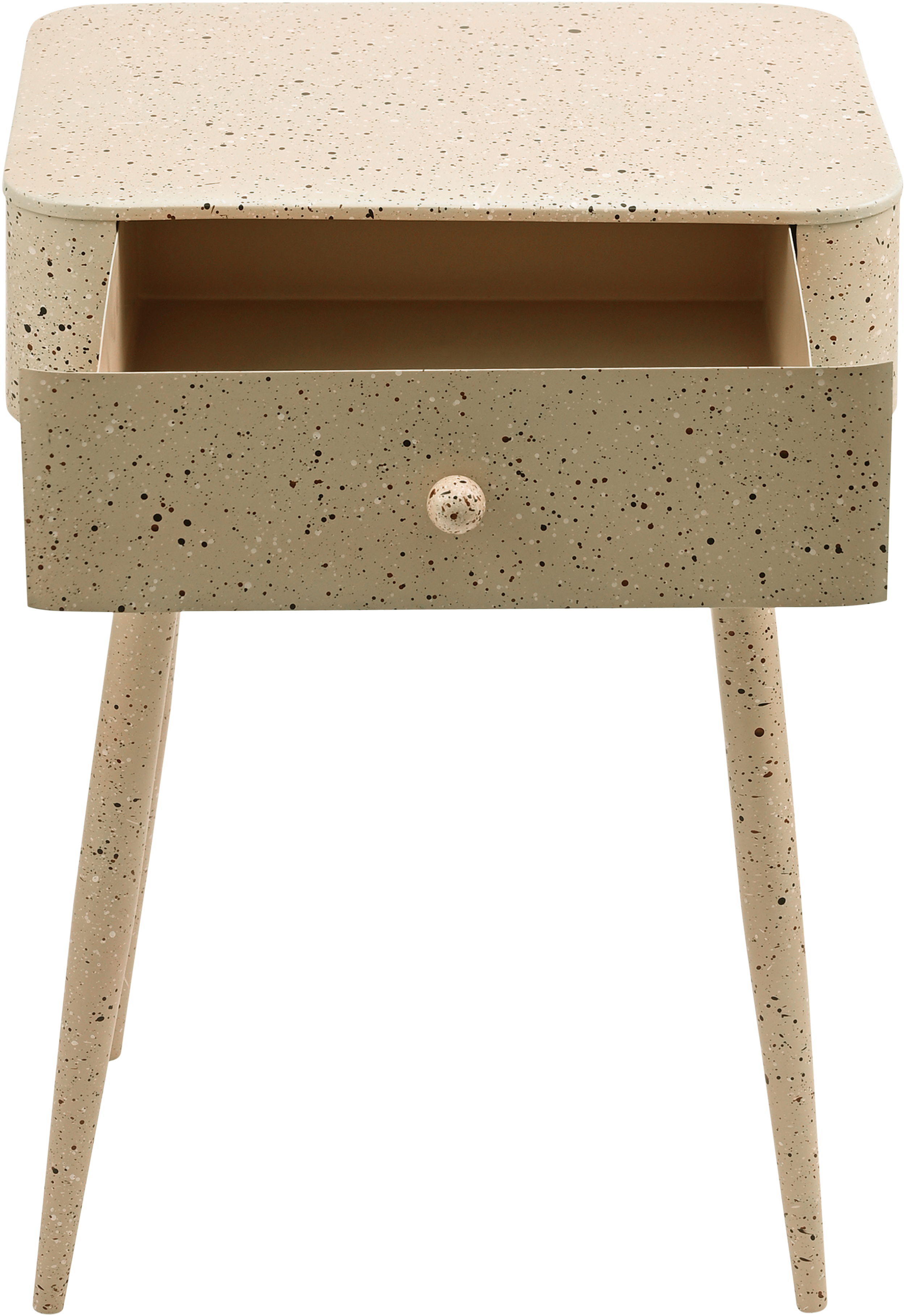 Rylan - Iron Night Stand - Beige