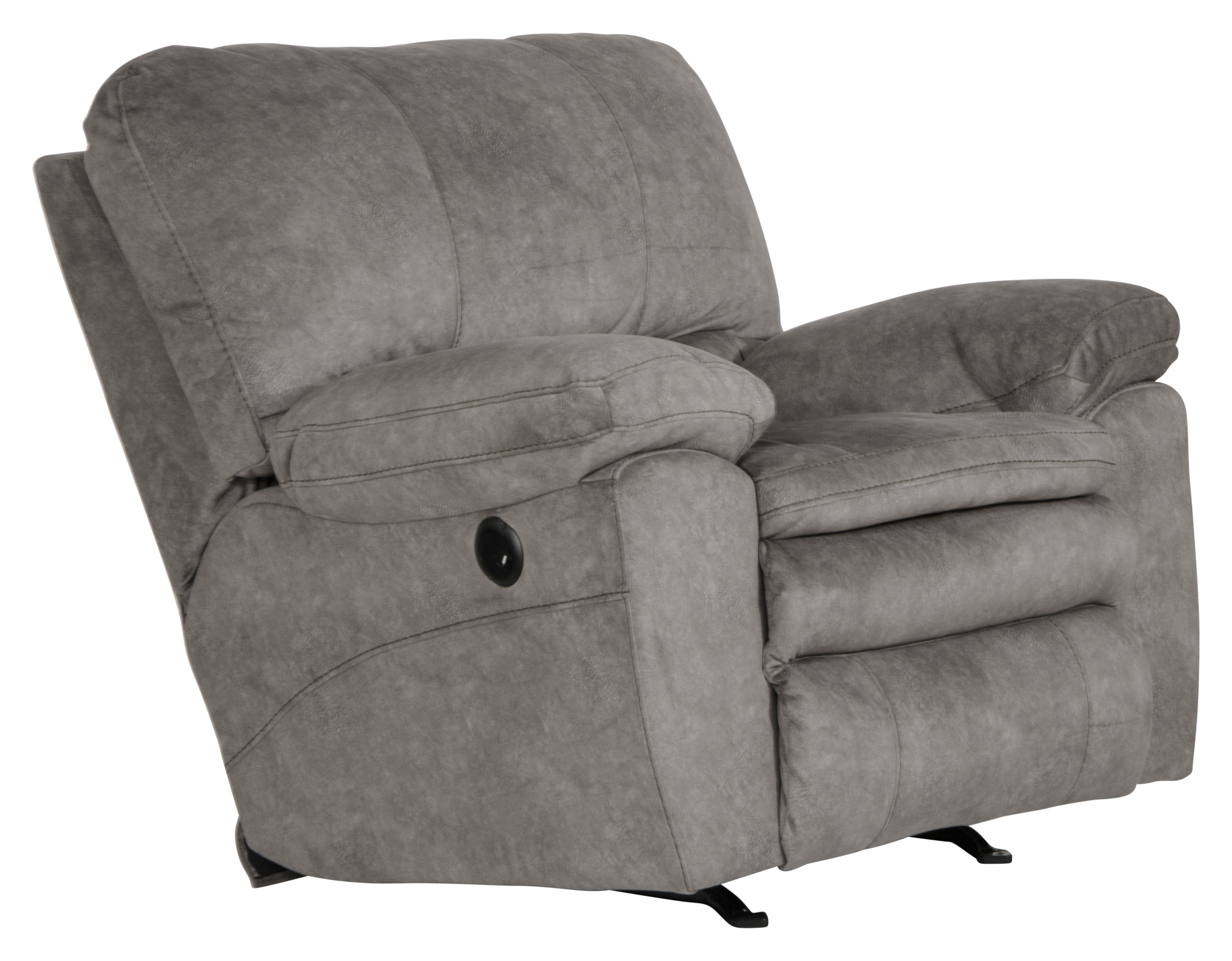 Reyes - Power Lay Flat Recliner - Graphite