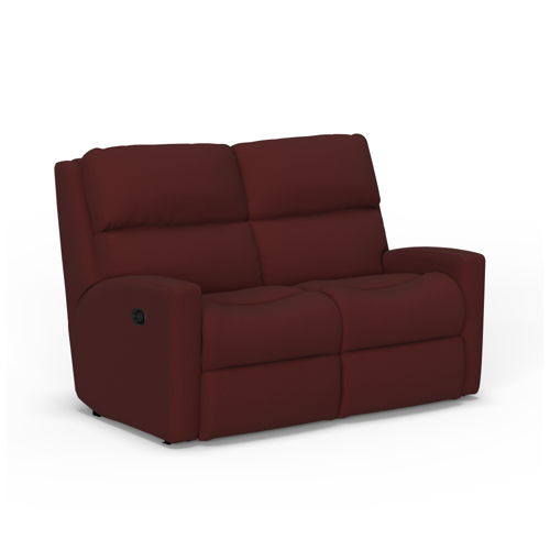Catalina - Transitional Fabric Reclining Loveseat, red