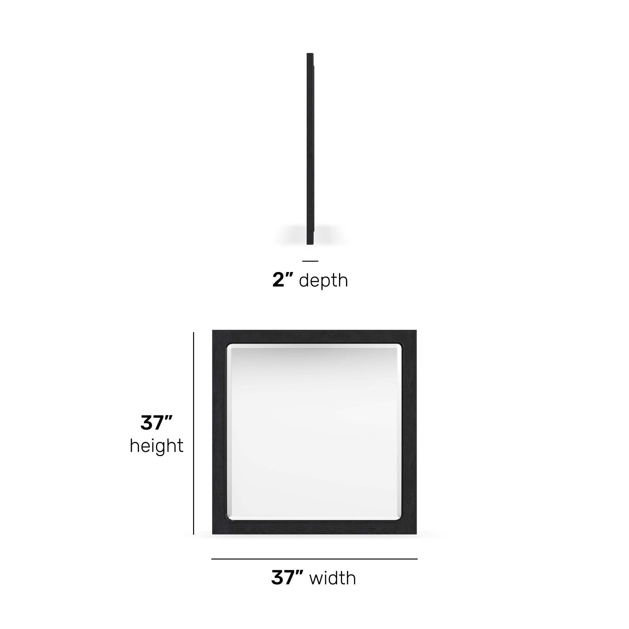Waterfall - Mirror - Black, black, view 4