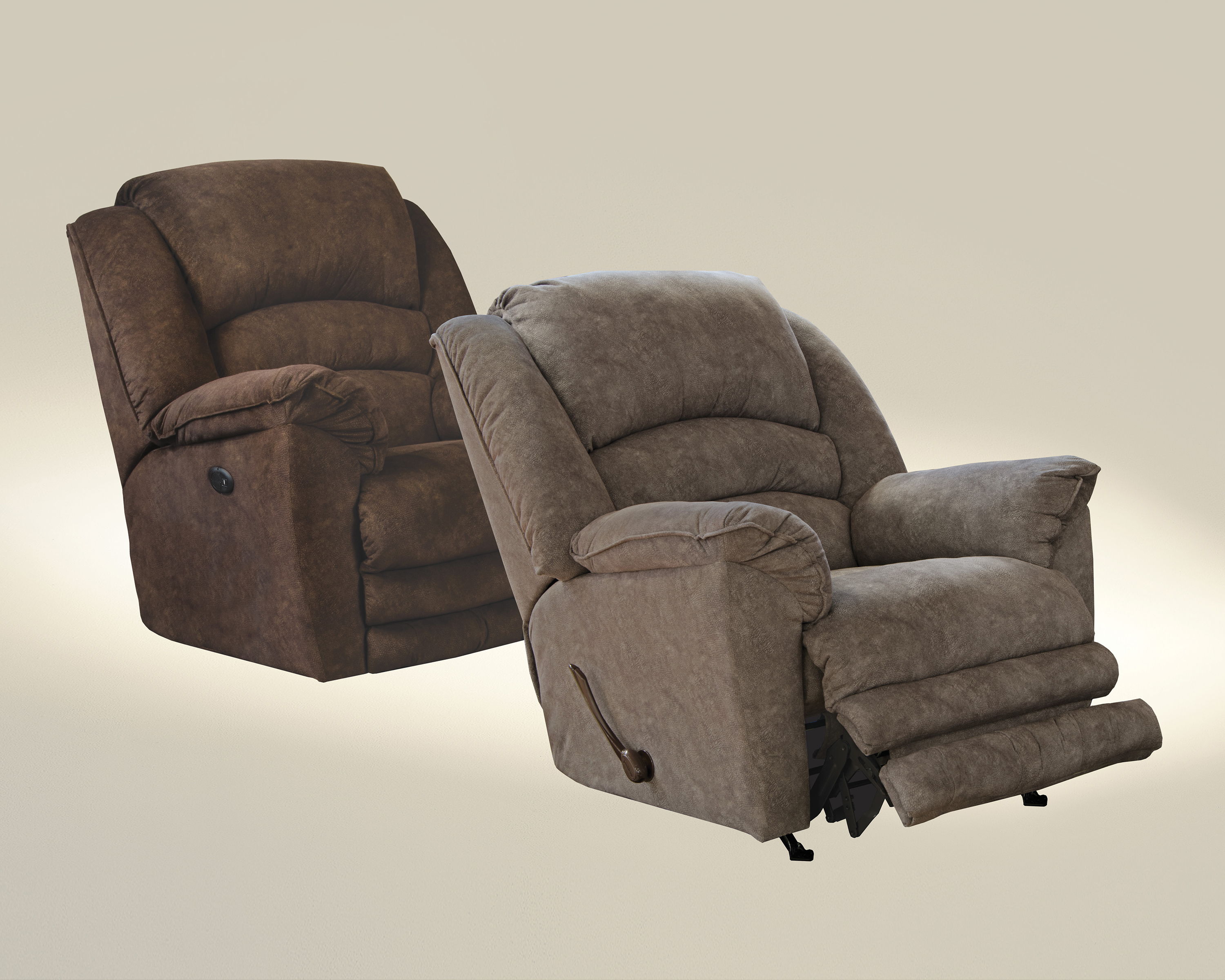 Rialto - Power Lay Flat Recliner - Steel