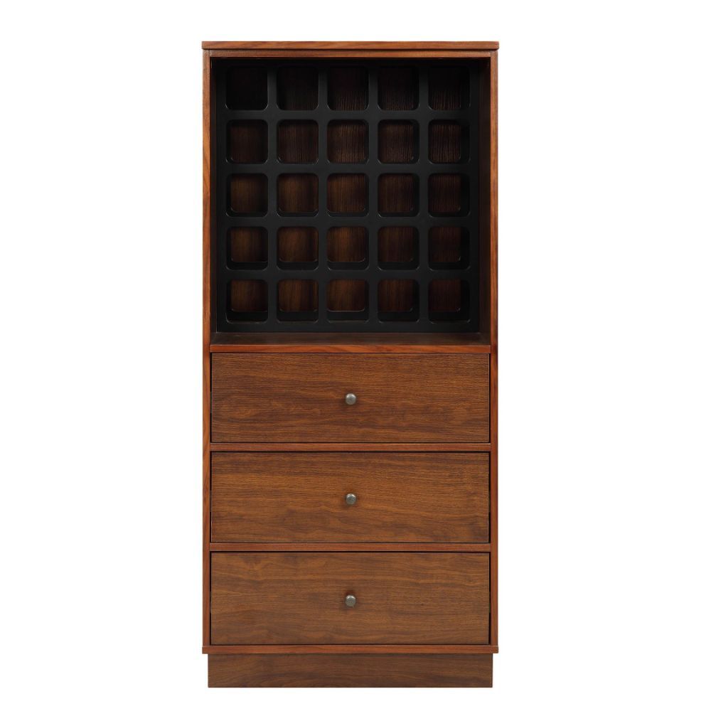 Wiesta - Wine Cabinet - Walnut, dark brown, view 4
