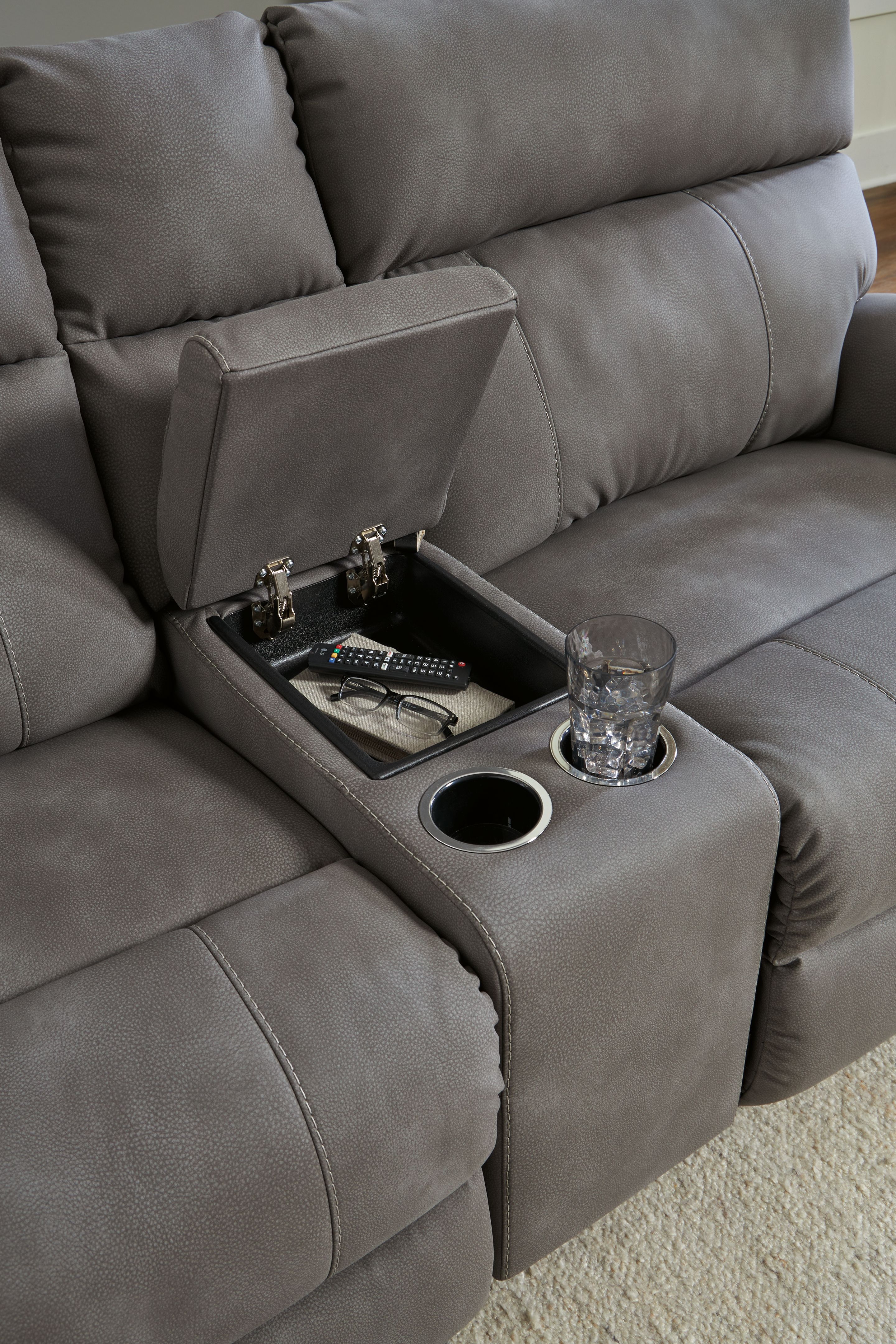 Ashley Furniture Next-Gen Durapella - 6-Piece Power Reclining Sectional - Slate - Image 8
