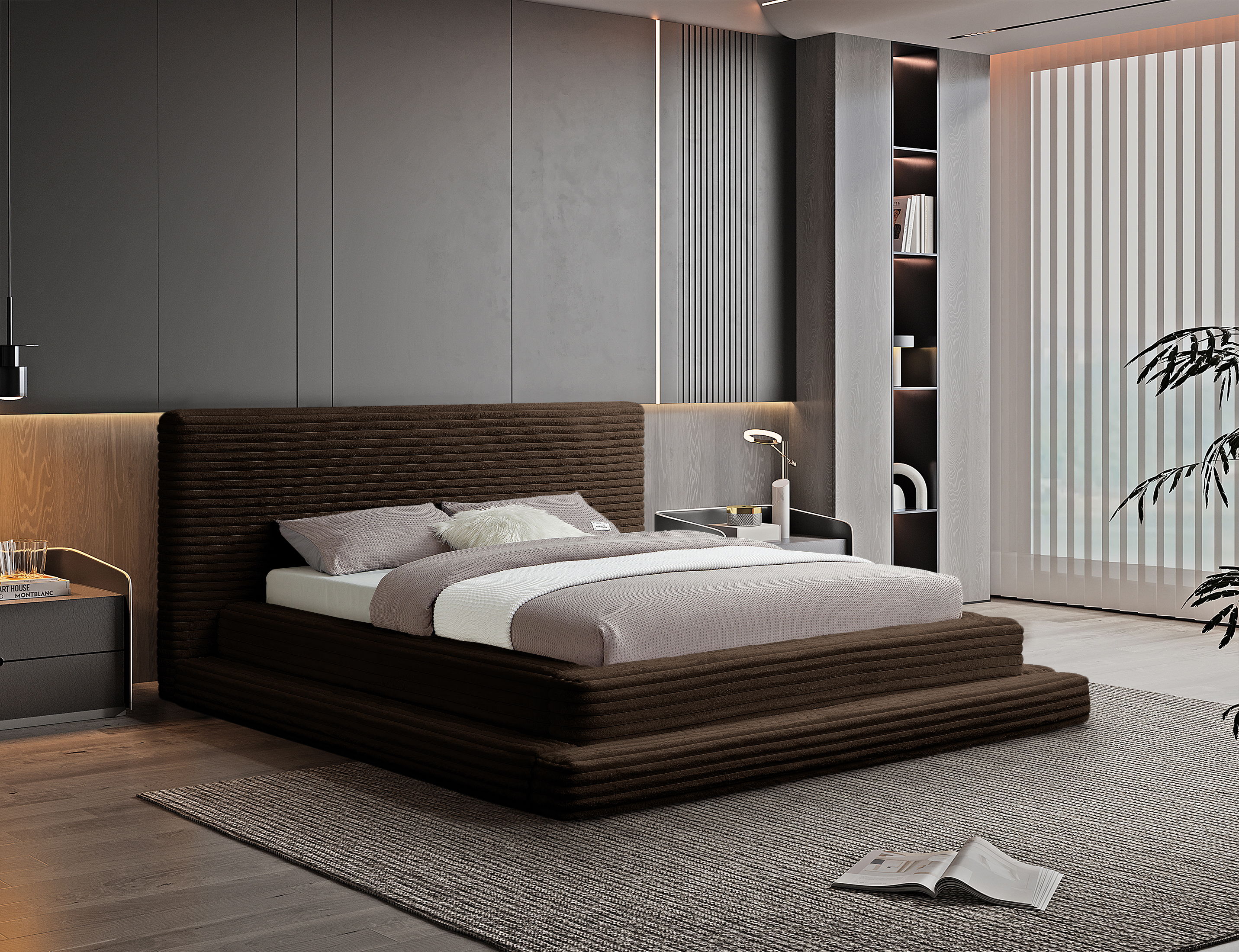 Drew - Full Bed - Brown