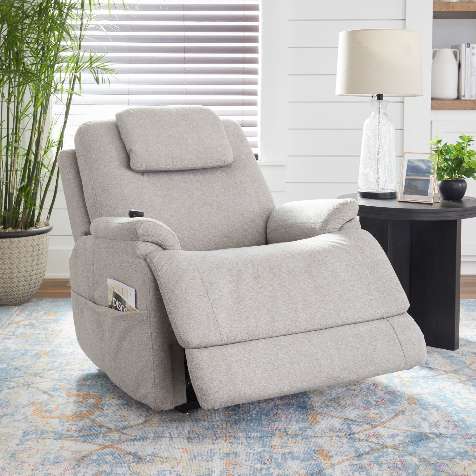 Zecliner Model 2 Petite - Power Sleep Chair - Dove, light gray, view 8