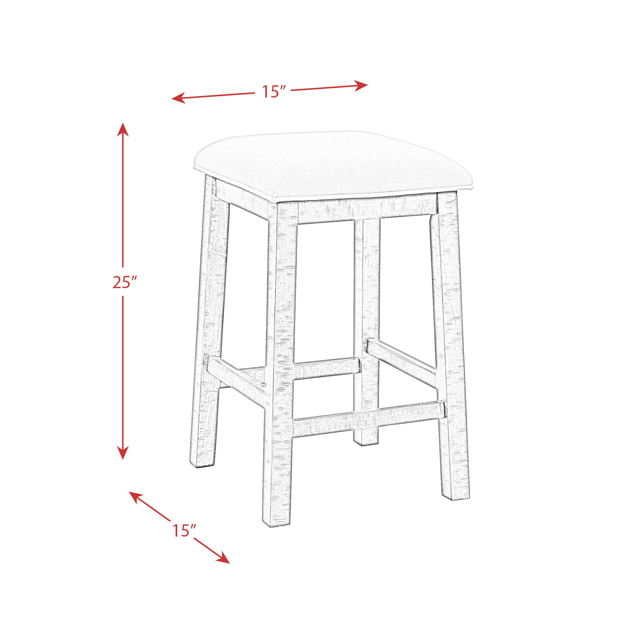 Stone - Occasional Bar Table Single Pack (Table And Three Stools) - Gray Finish
