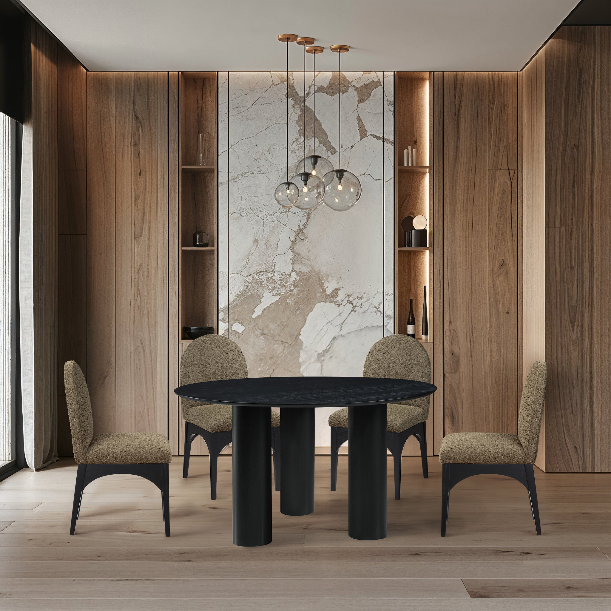 Colosseum - Dining Table - Black