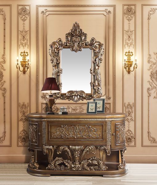 Constantine - Server - Brown & Gold, dark brown, view 2