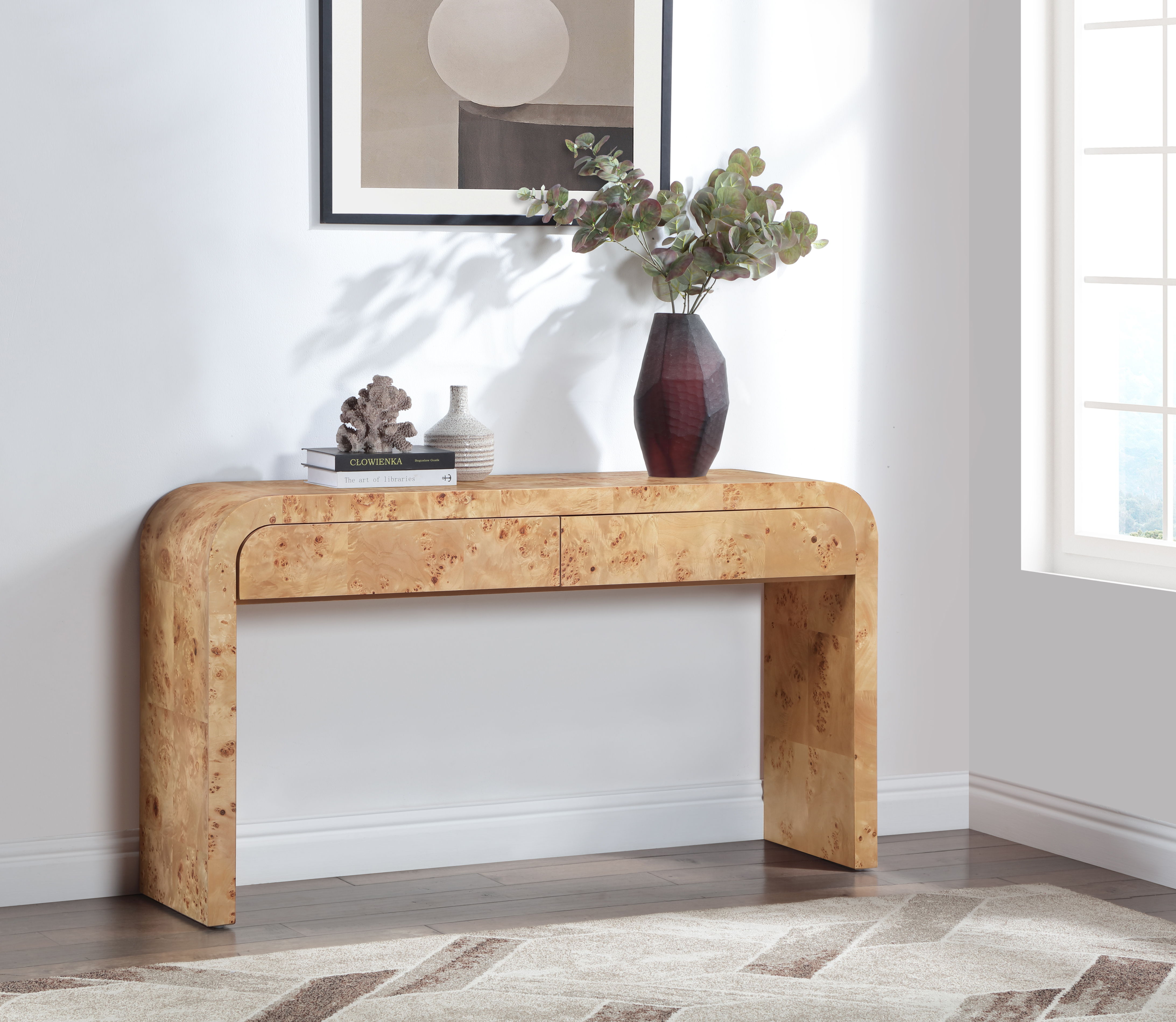 Cresthill - Ash Console Table - Natural