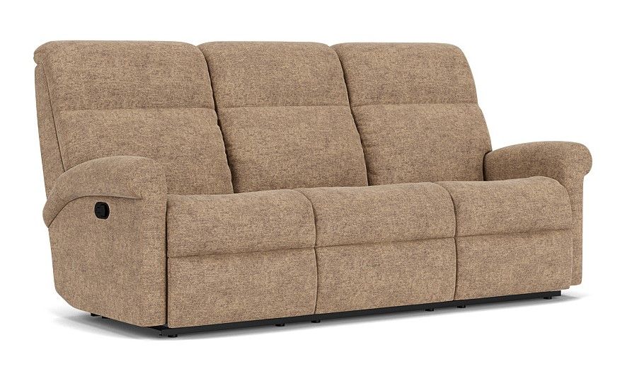 Davis - Transitional Fabric Reclining Sofa, beige, view 2