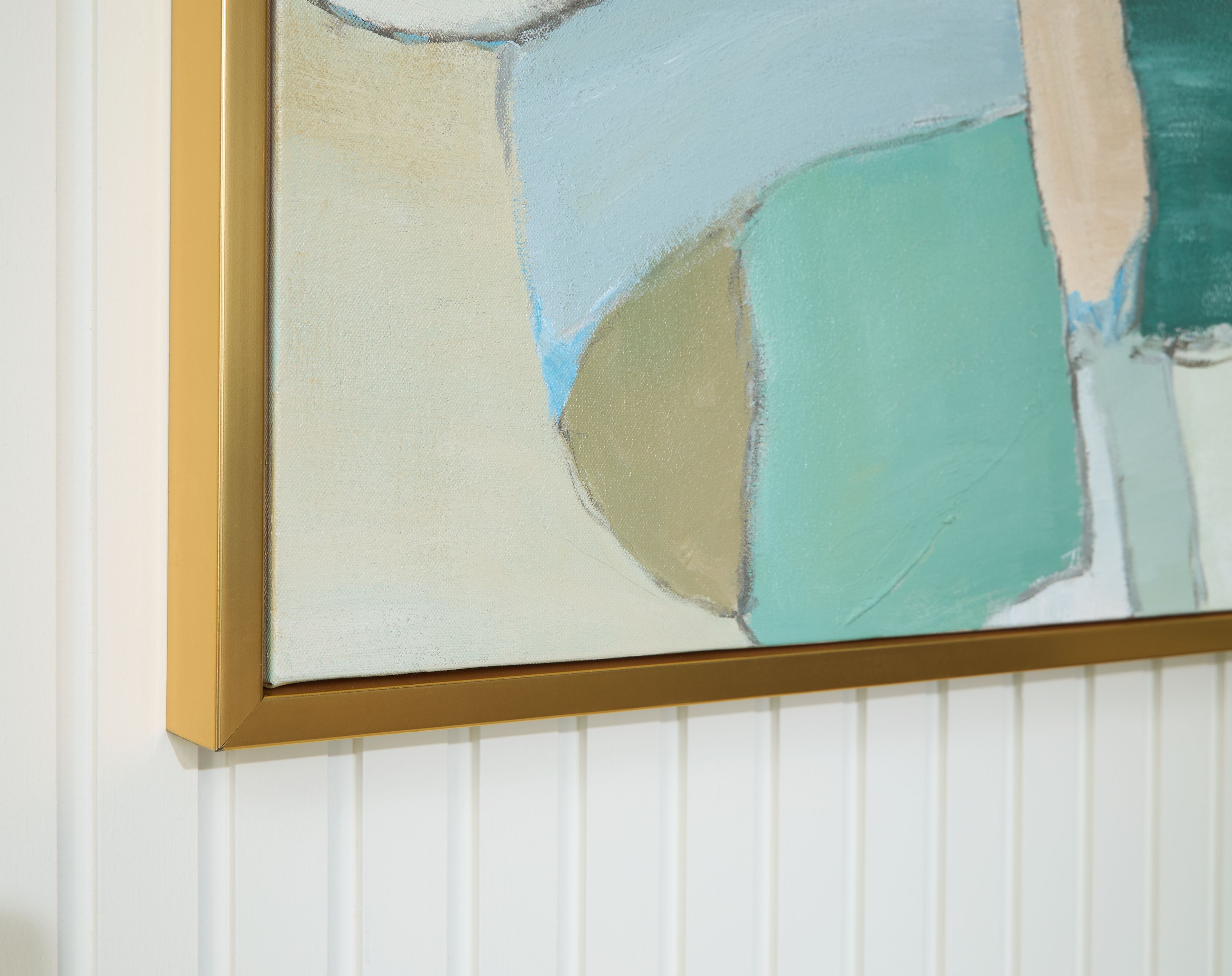 Ashley Furniture Wynburn - Wall Art - White / Blue / Green - Image 8