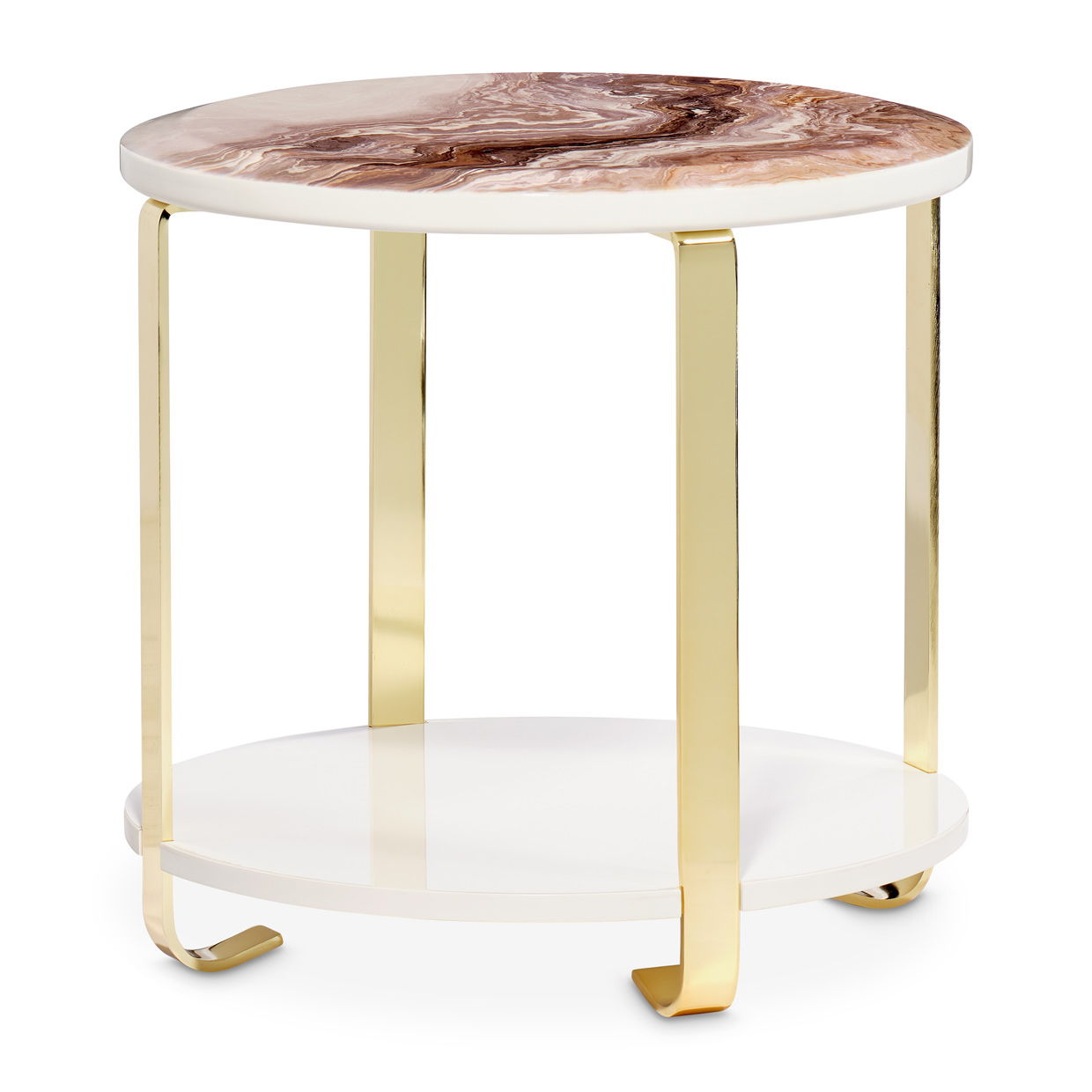 Ariana - End Table - Gold Image