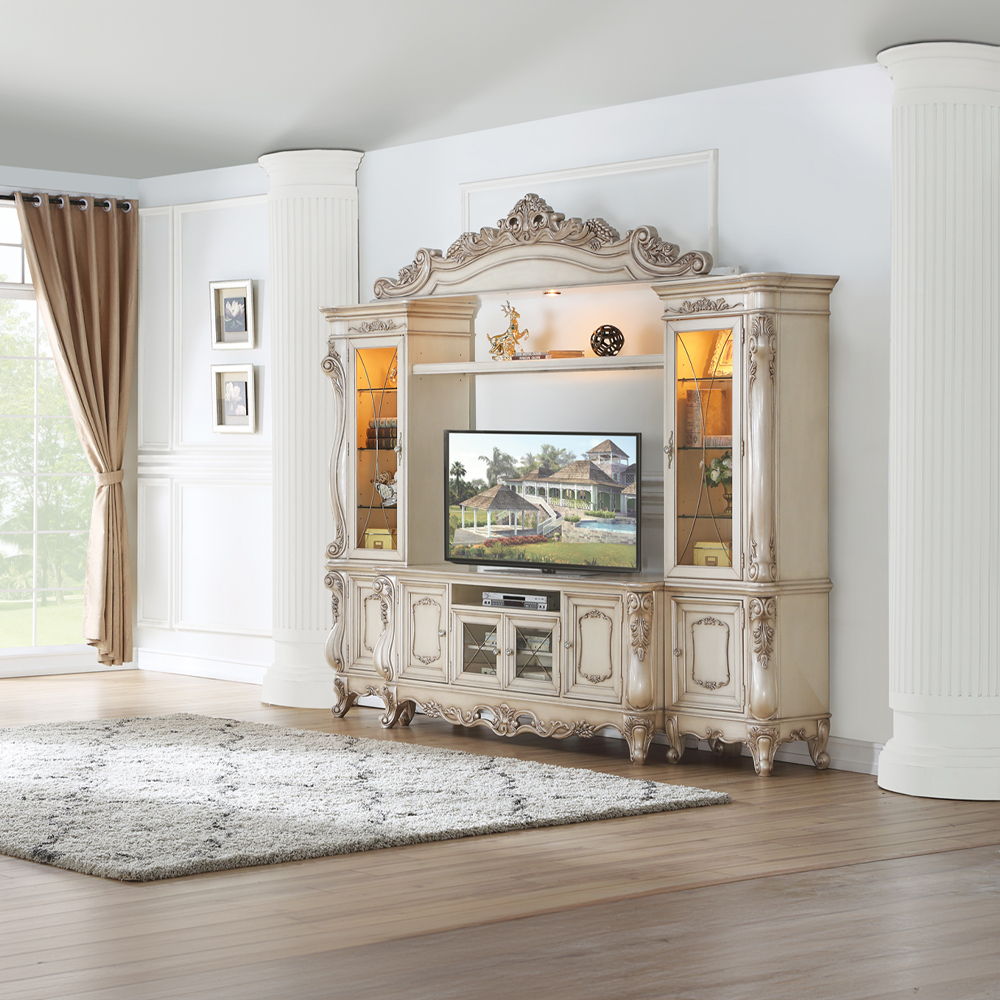 Gorsedd - Entertainment Center - Golden Ivory, beige, view 6