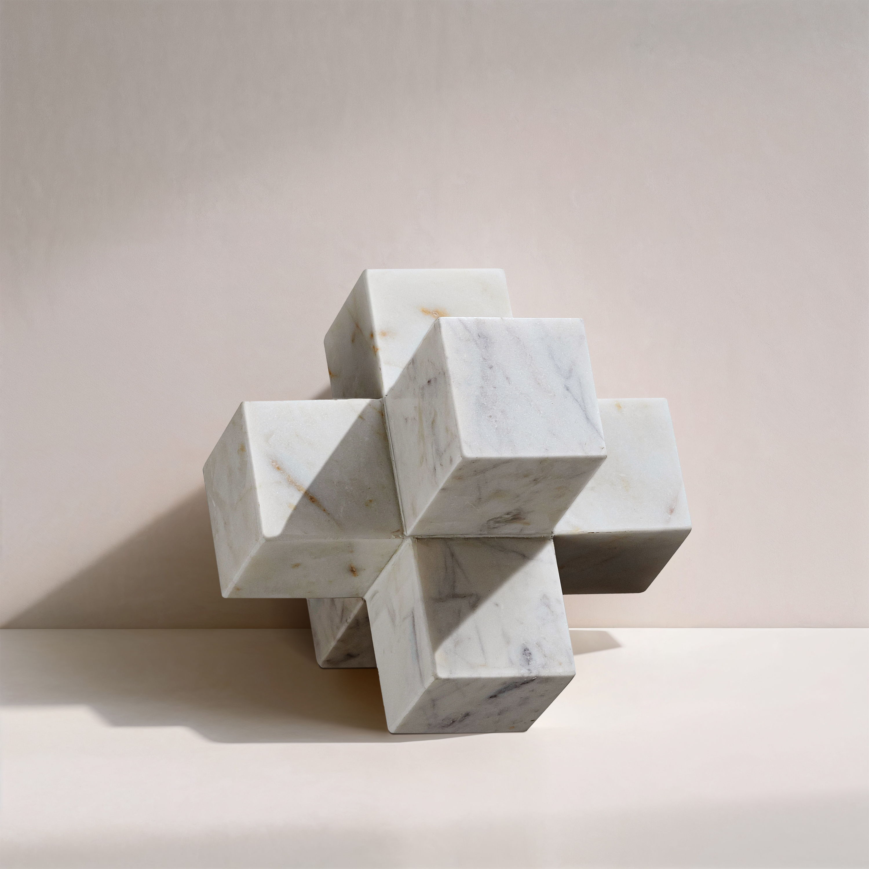 Jack - Marble Decorative Object - White