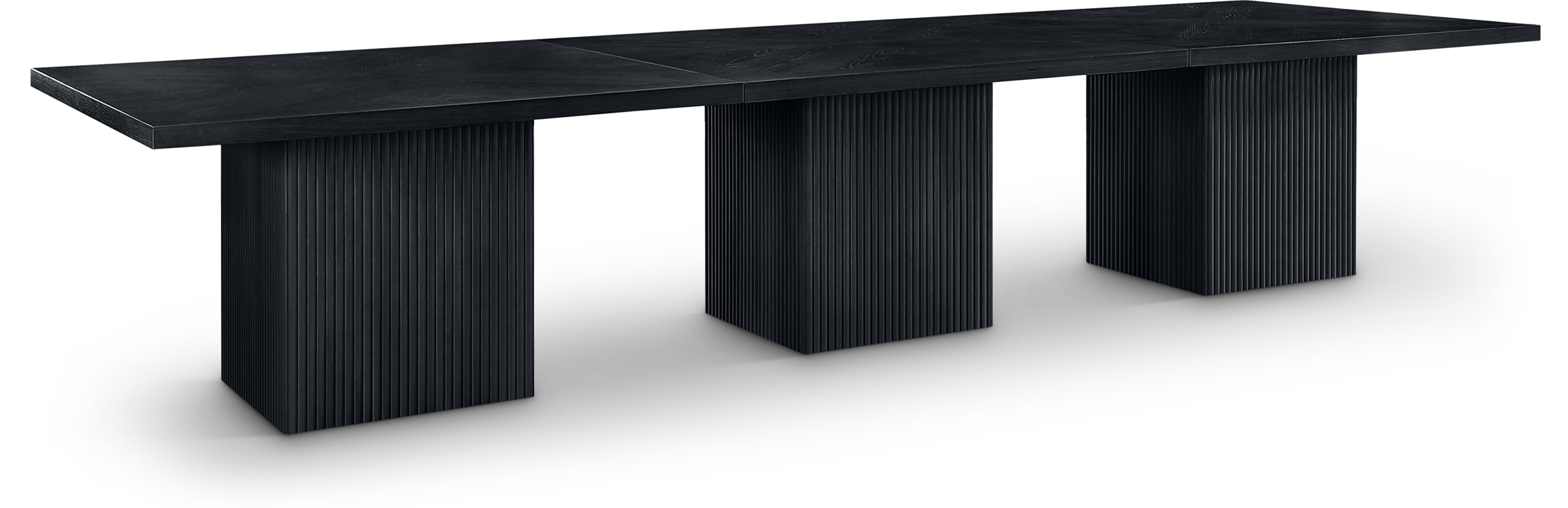 Belinda - Wood Mid-Century Modern Modular Dining Table - Black