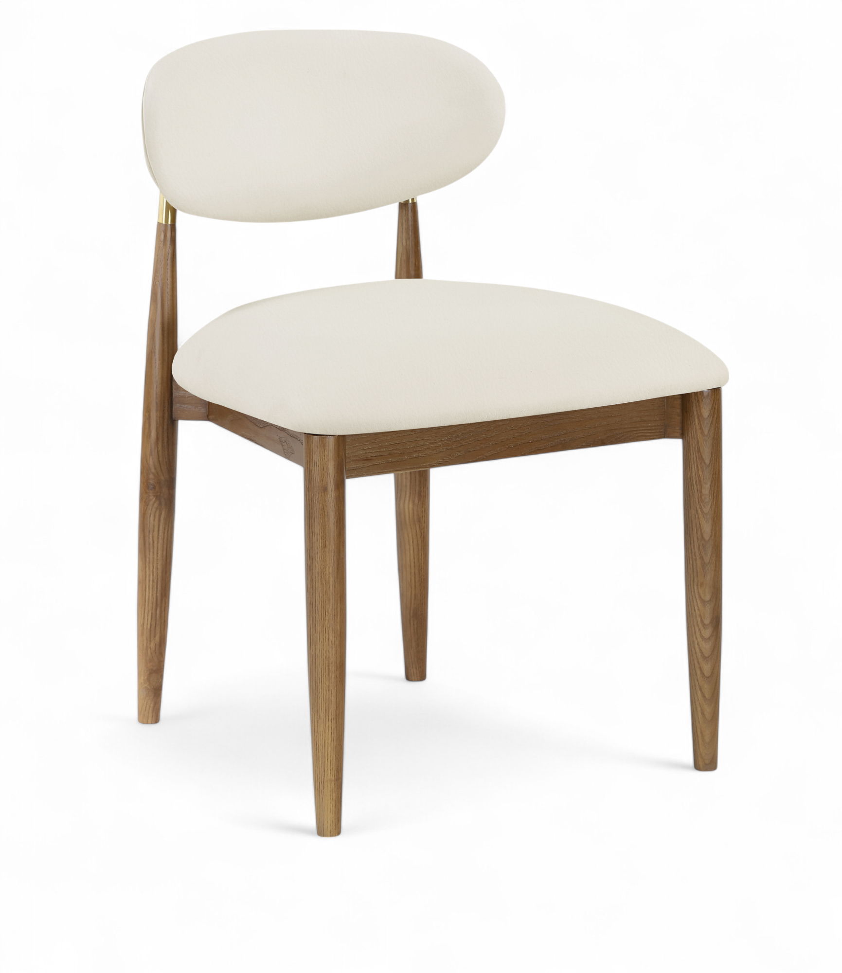 Riccio - Upholstered Dining Side Chair (Set of 2) - Cream