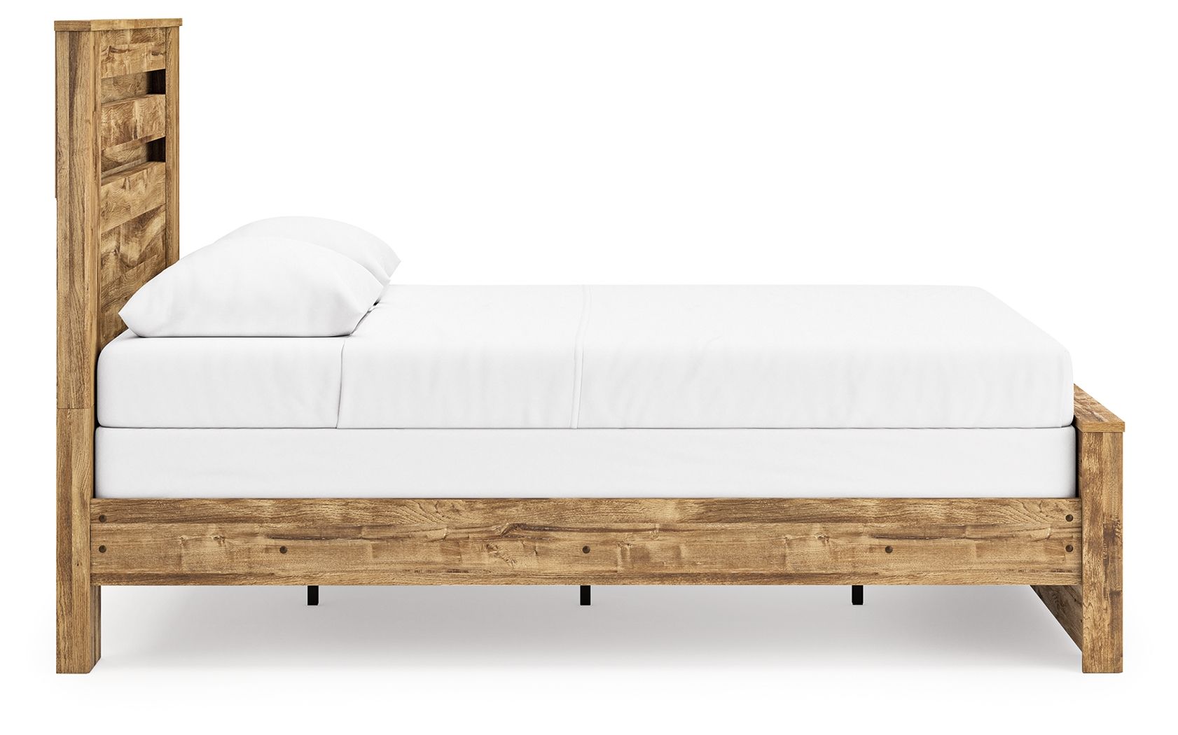 Ashley Furniture Maystonna - Queen Panel Bed - Brown - Image 9
