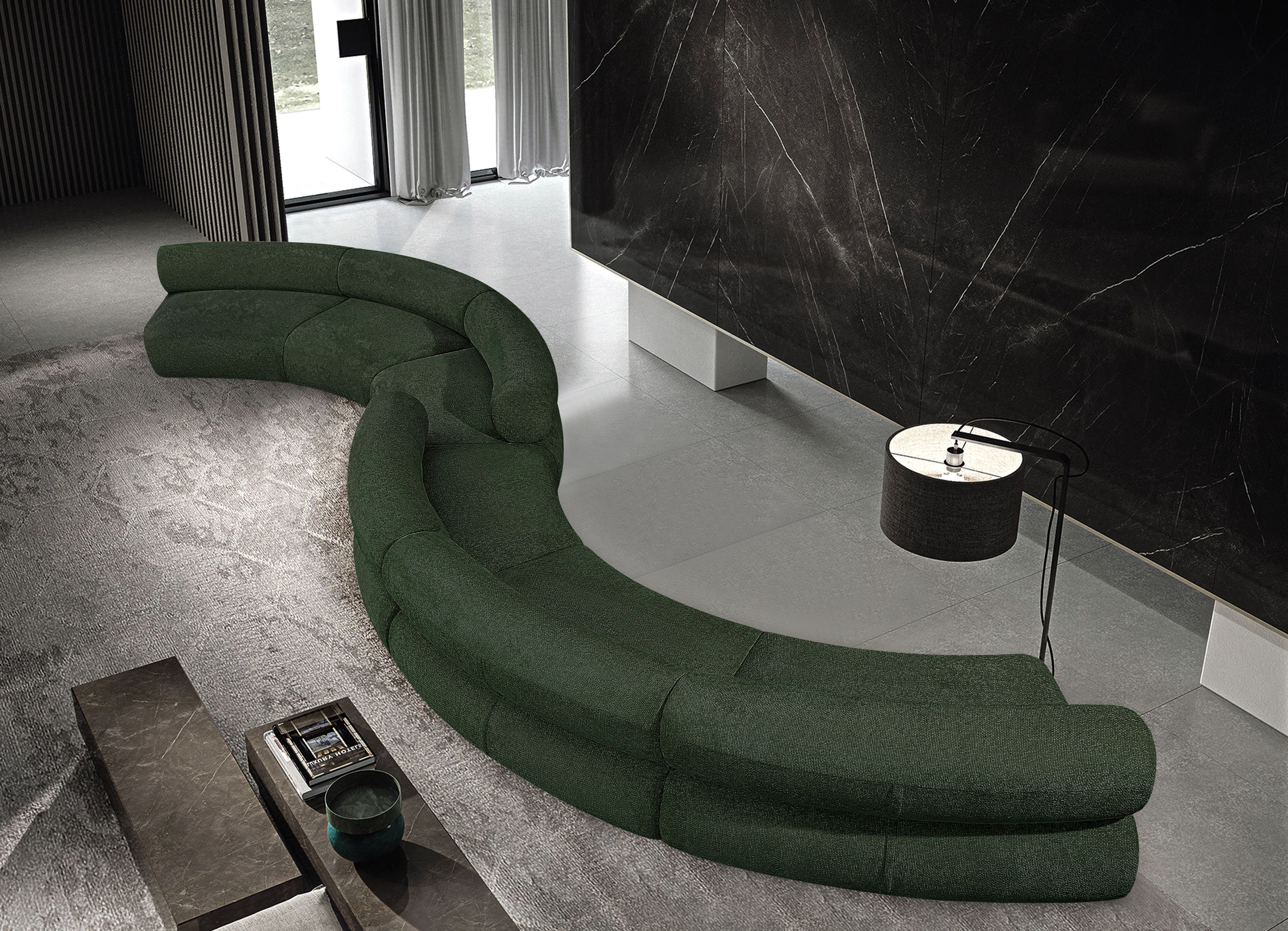 Bale - 6 Piece Modular Sofa - Green