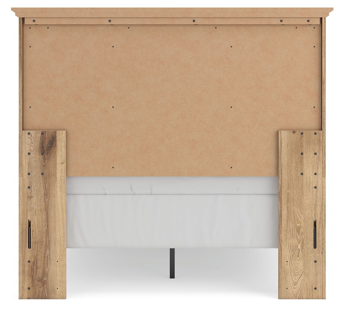 Ashley Furniture Makidern - Full Panel Bed - Tan - Image 7
