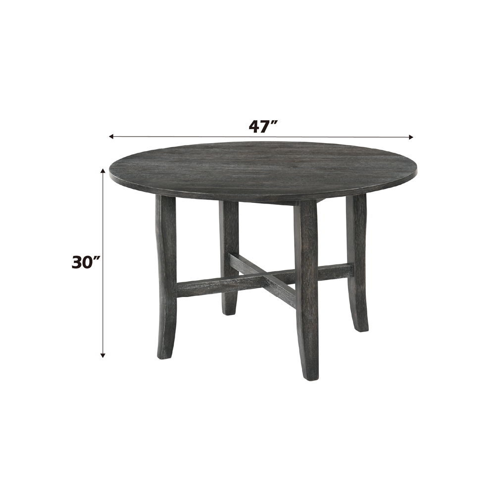Kendric - Dining Table - Rustic Gray, dark gray, view 4