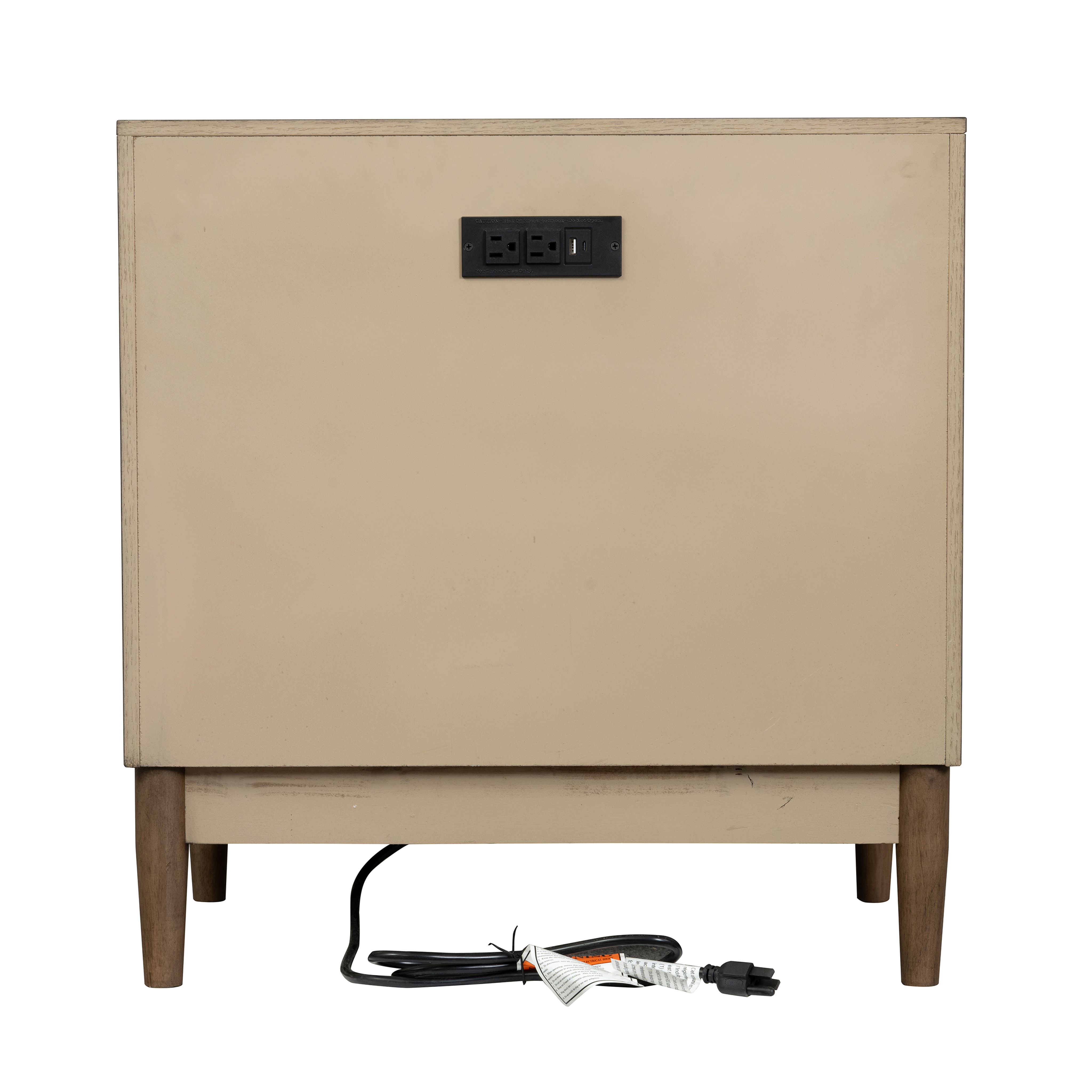 Verona - Nightstand - Dark Brown, light brown, view 4