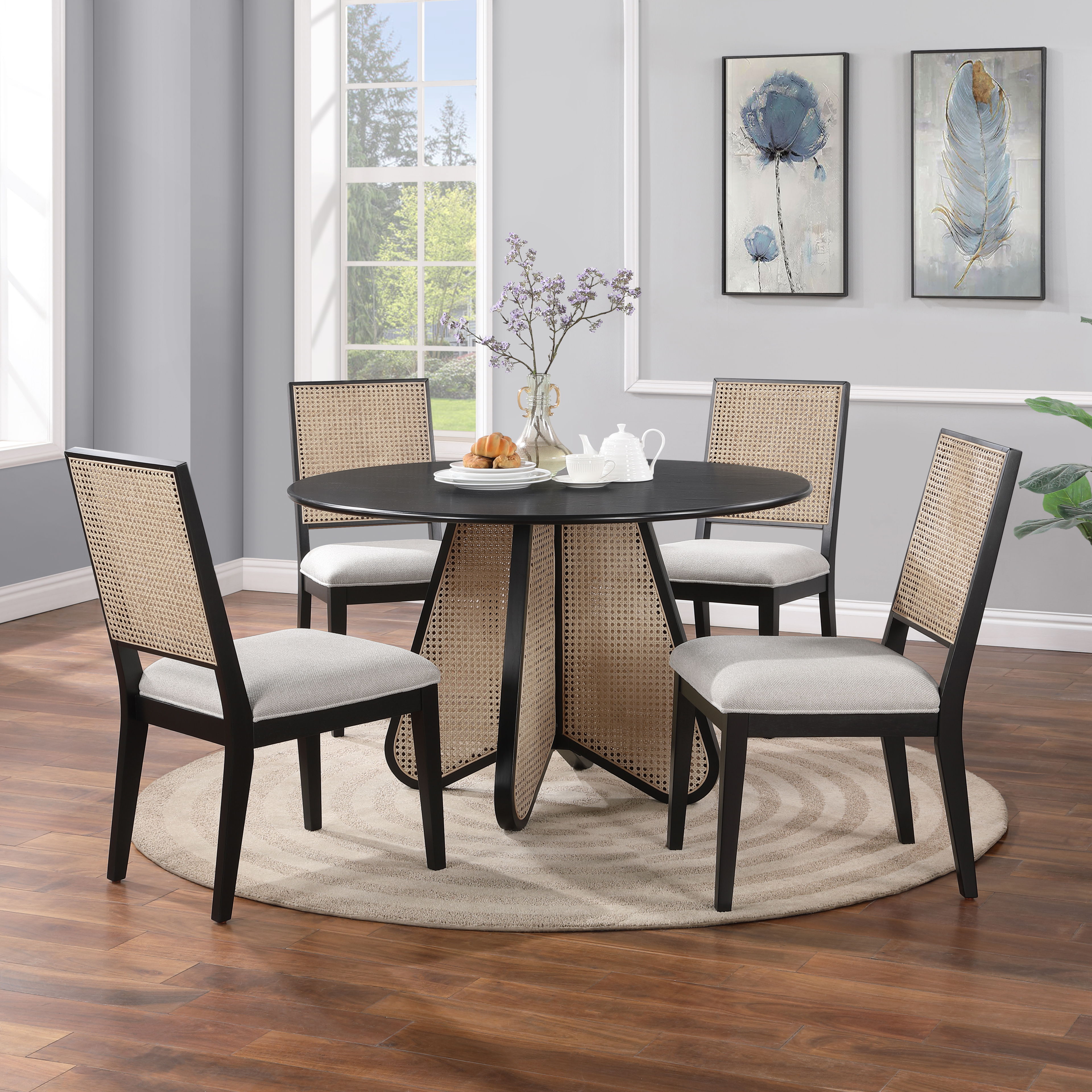 Butterfly - Dining Table - Black