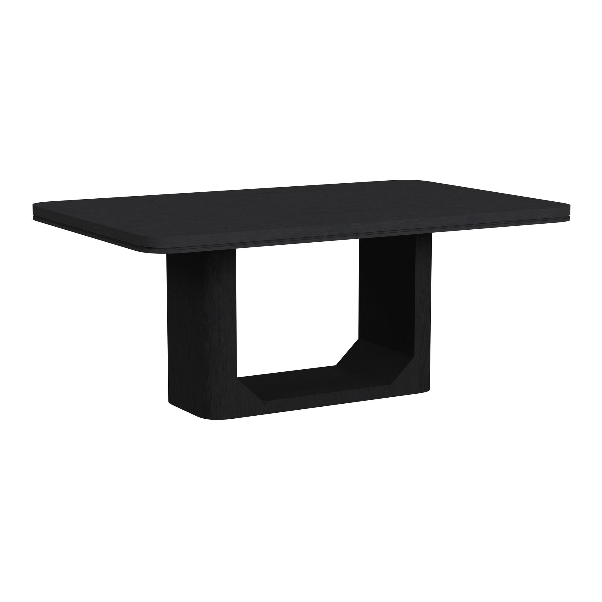 Rosalie - 7 Piece Standard Height Dining Set (Table And Six Chairs) - Black