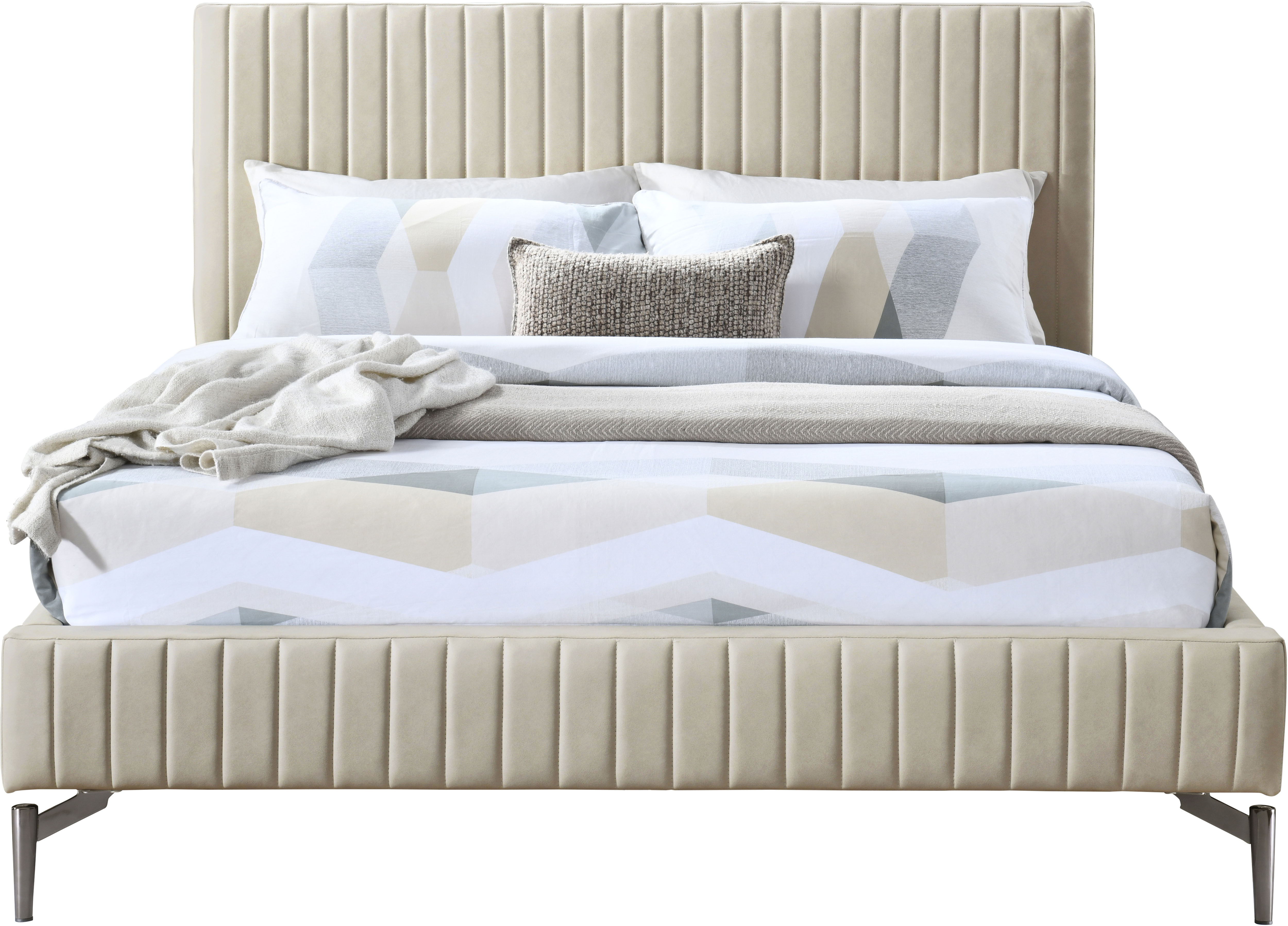 Gallo - King Bed - Beige