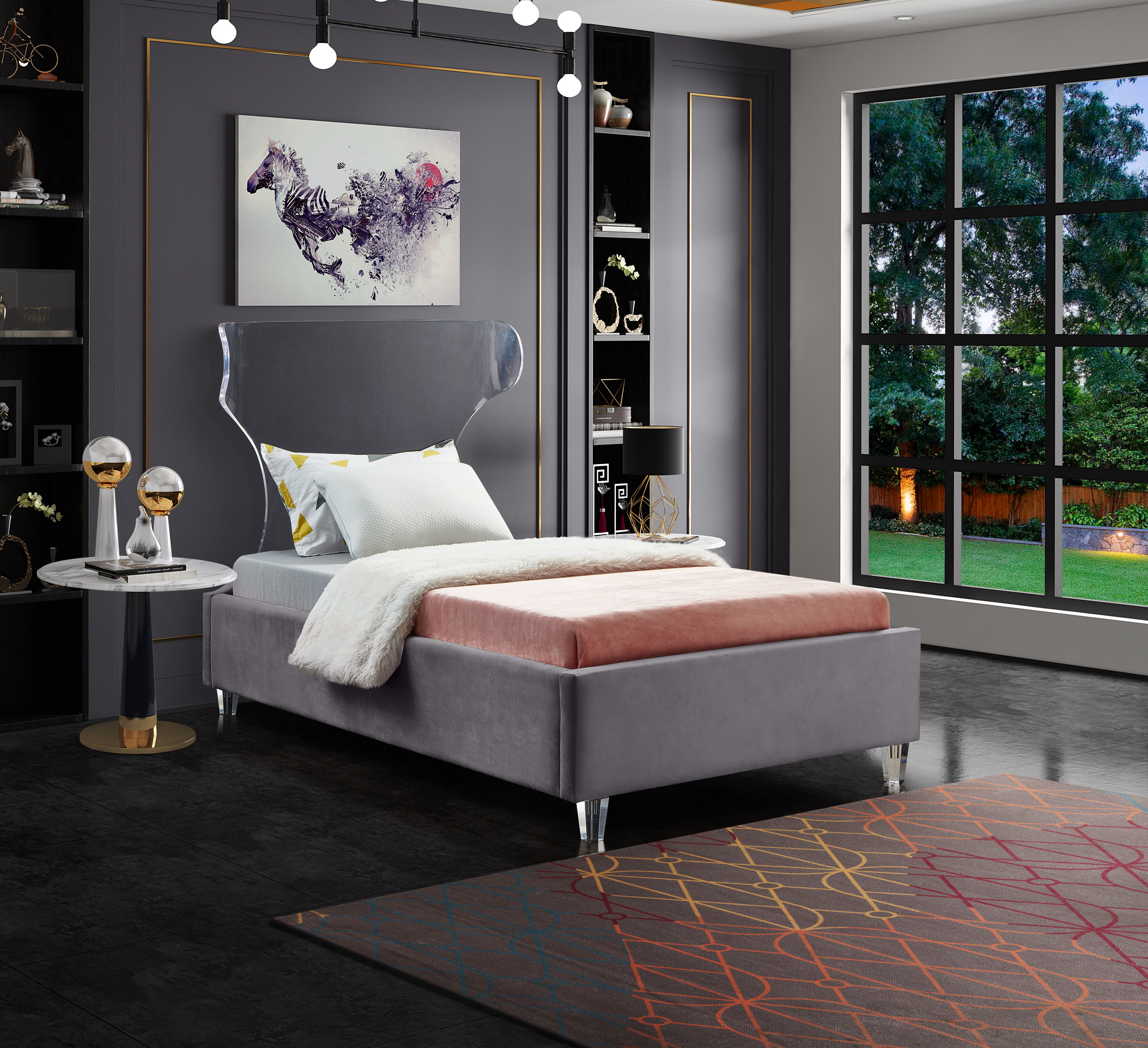 Ghost - Twin Bed - Gray