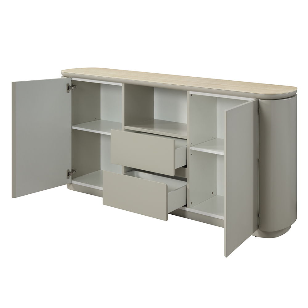 Ingram - Server - Ceramic Top & Light Gray, light gray, view 8