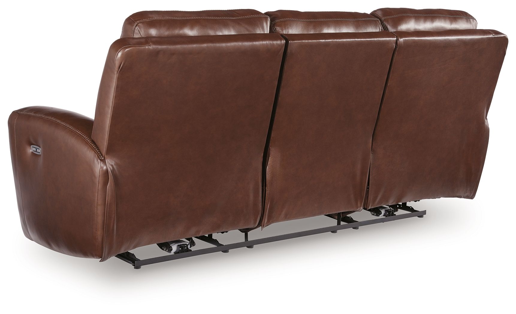 Ashley Furniture Bexhurst - Power Reclining Sofa With Adjustable Headrest - Mahogany - Image 4