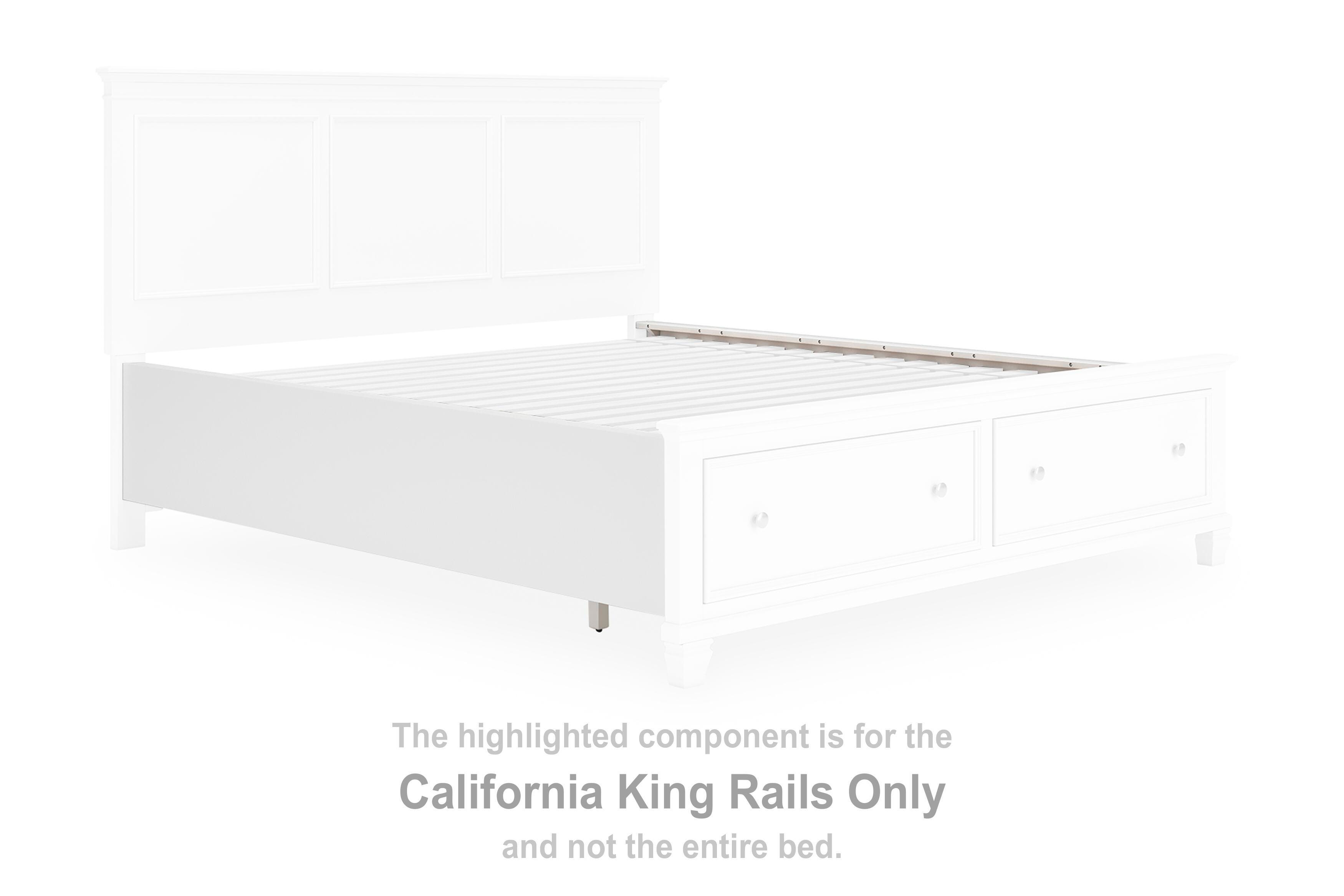 Fortman – California King Rails – White