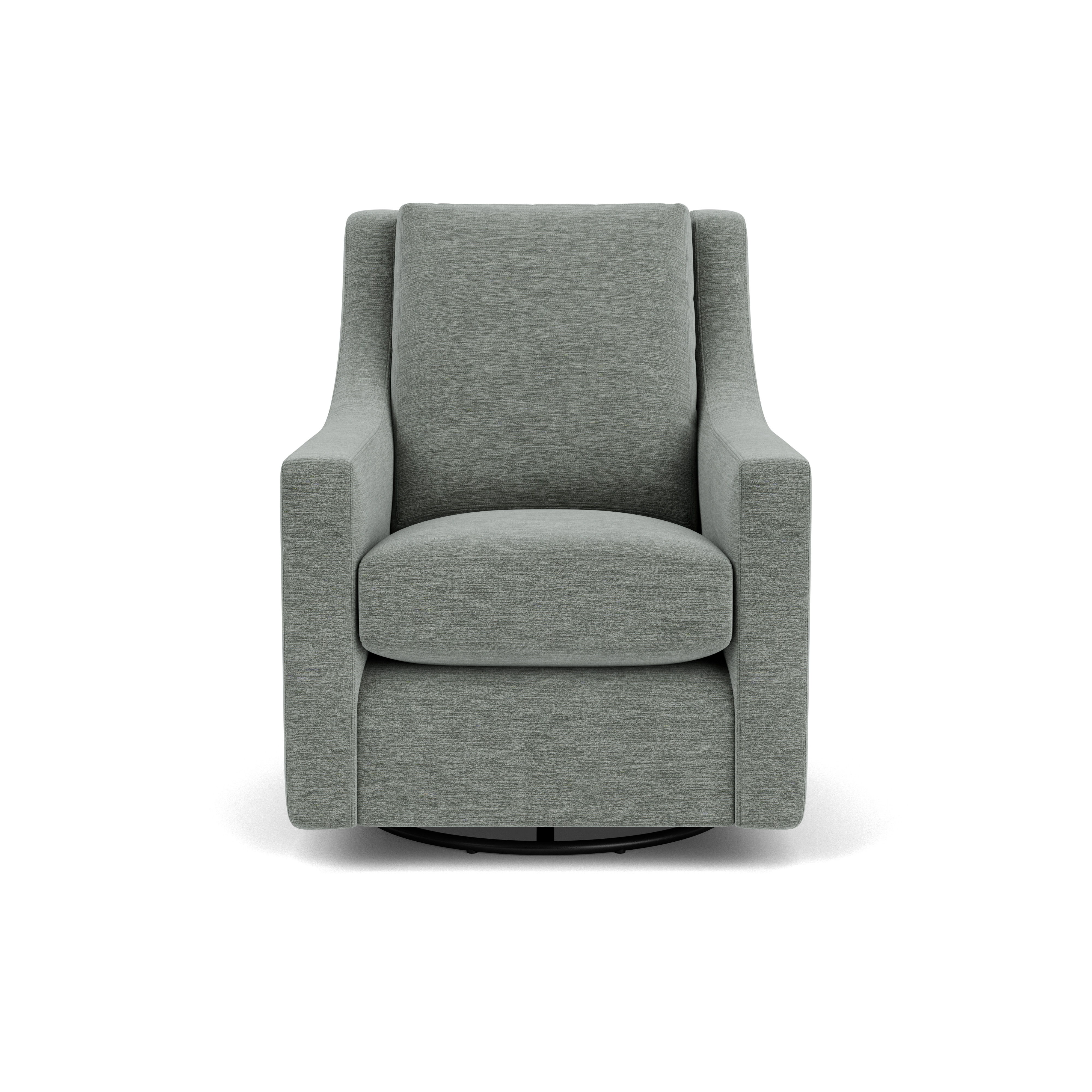 Murph - Fabric Swivel Chair, dark gray, view 4