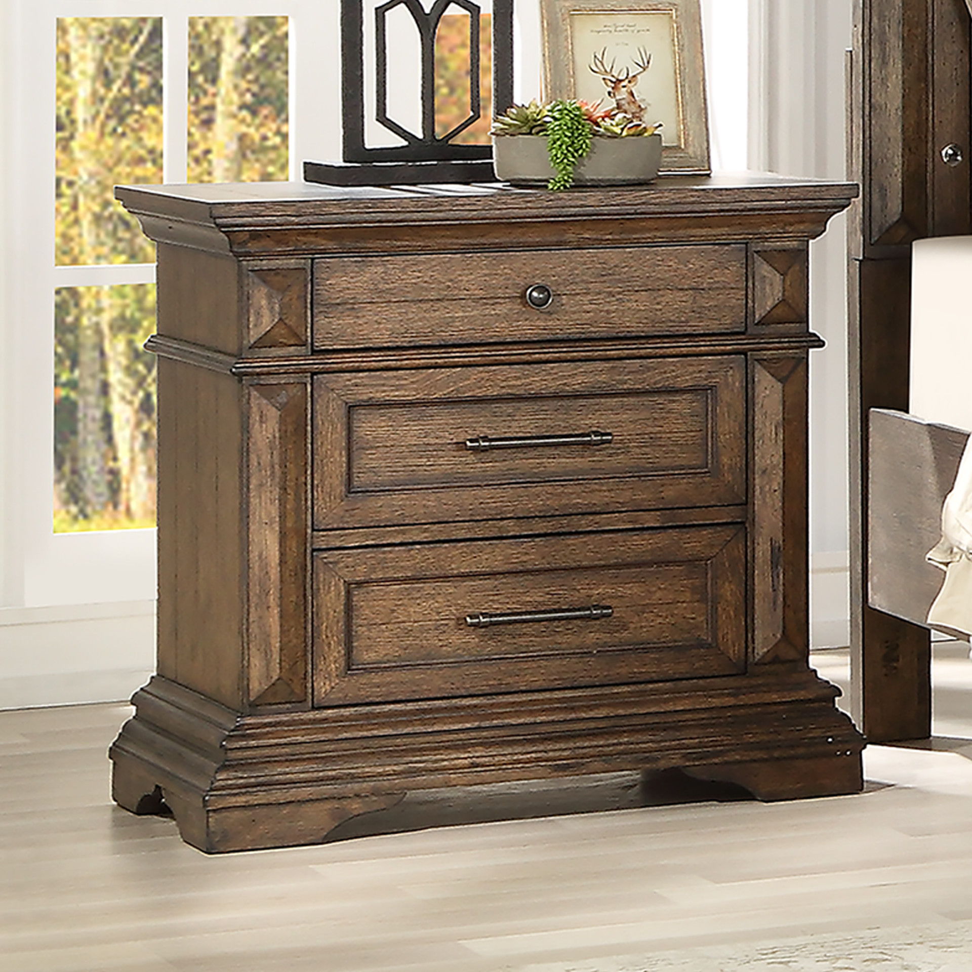Mar Vista - Nightstand - Walnut, dark brown, view 8