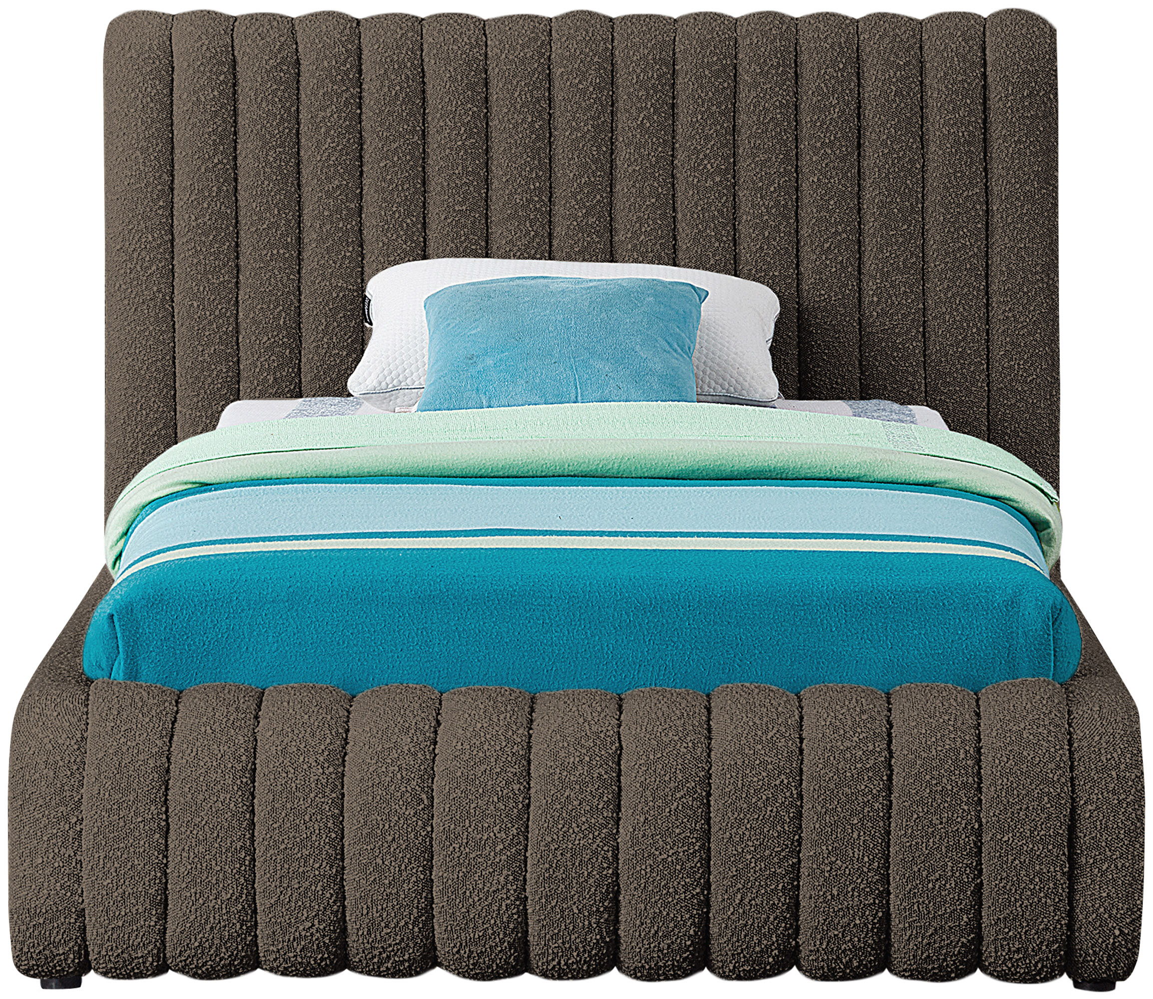 Nash - Twin Bed - Brown